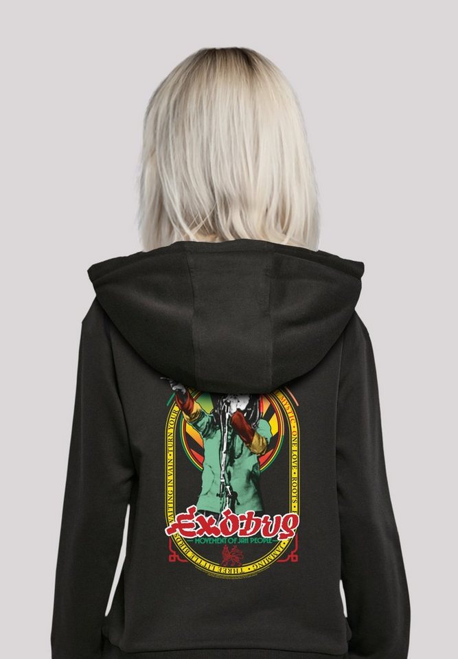 F4NT4STIC Hoodie Bob Marley Reggae Music Exodus Singing Premium Qualität,  Band, Logo, Verstellbare Kapuze und geräumige Kängurutasche