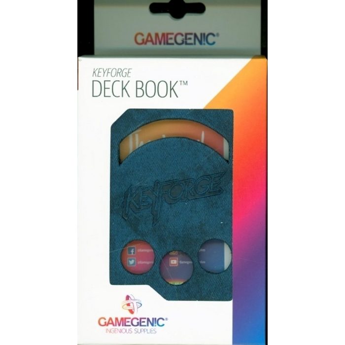 Gamegenic Spiel KeyForge Deck Book Blue (Sammelkartenspiel)