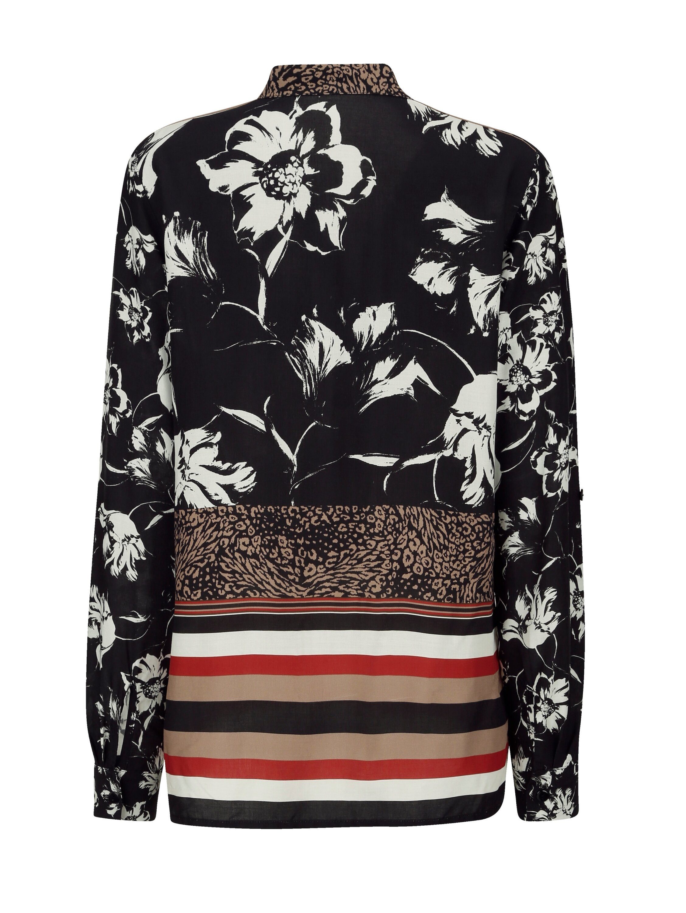 Alba Moda Schlupfbluse Schlupfbluse mit floralem Print