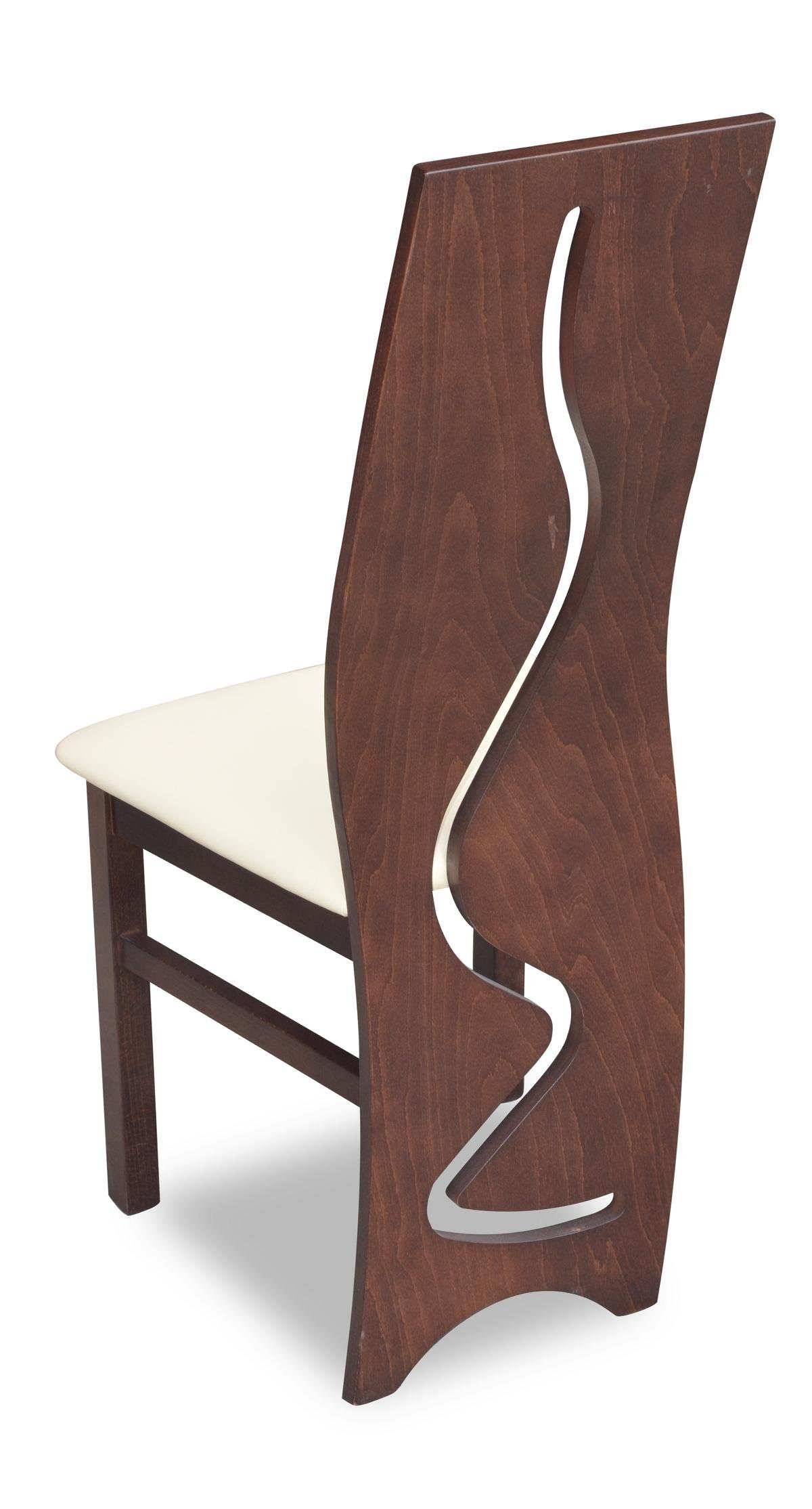 Polster Küchen Design Sessel Holzstuhl Stühle Stuhl Lehnstuhl JVmoebel Holz Lehnstühle Stuhl,