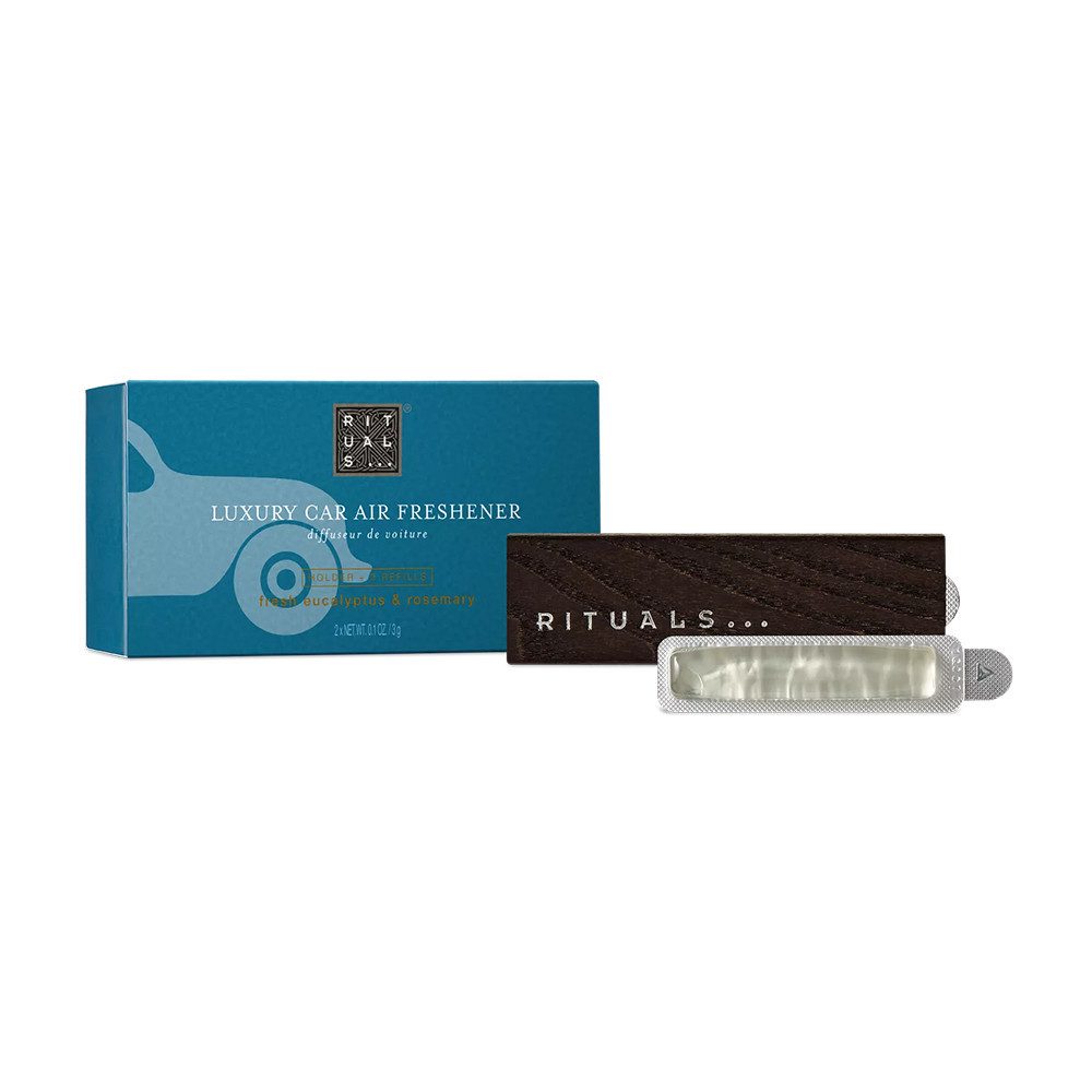 Rituals Raumduft Rituals Hammam Autoparfum – Eukalyptus & Rosmarin (Mini-Diffuser mit Eukalyptus & Rosmarin – 6 g für das Auto, 1-St)