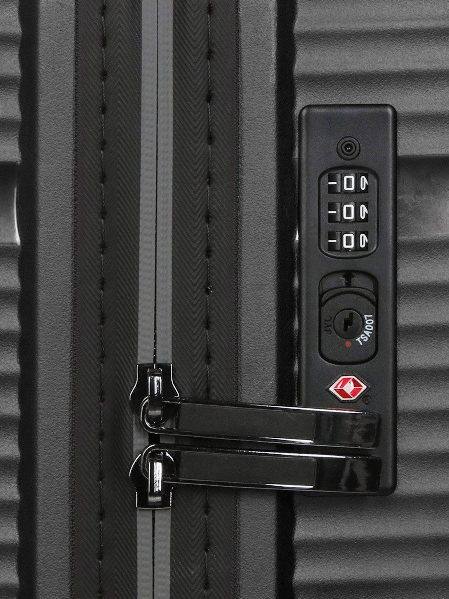 Super Solu Hartschalen-Trolley 28 Zoll / 76cm Hartschalenkoffer aus PP-Kunststoff, Reisekoffer, 4 Rollen