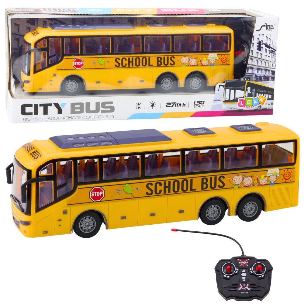 Wisam RC-Auto RC Schulbus 1:30 Ferngesteuerte Lichter Gelb