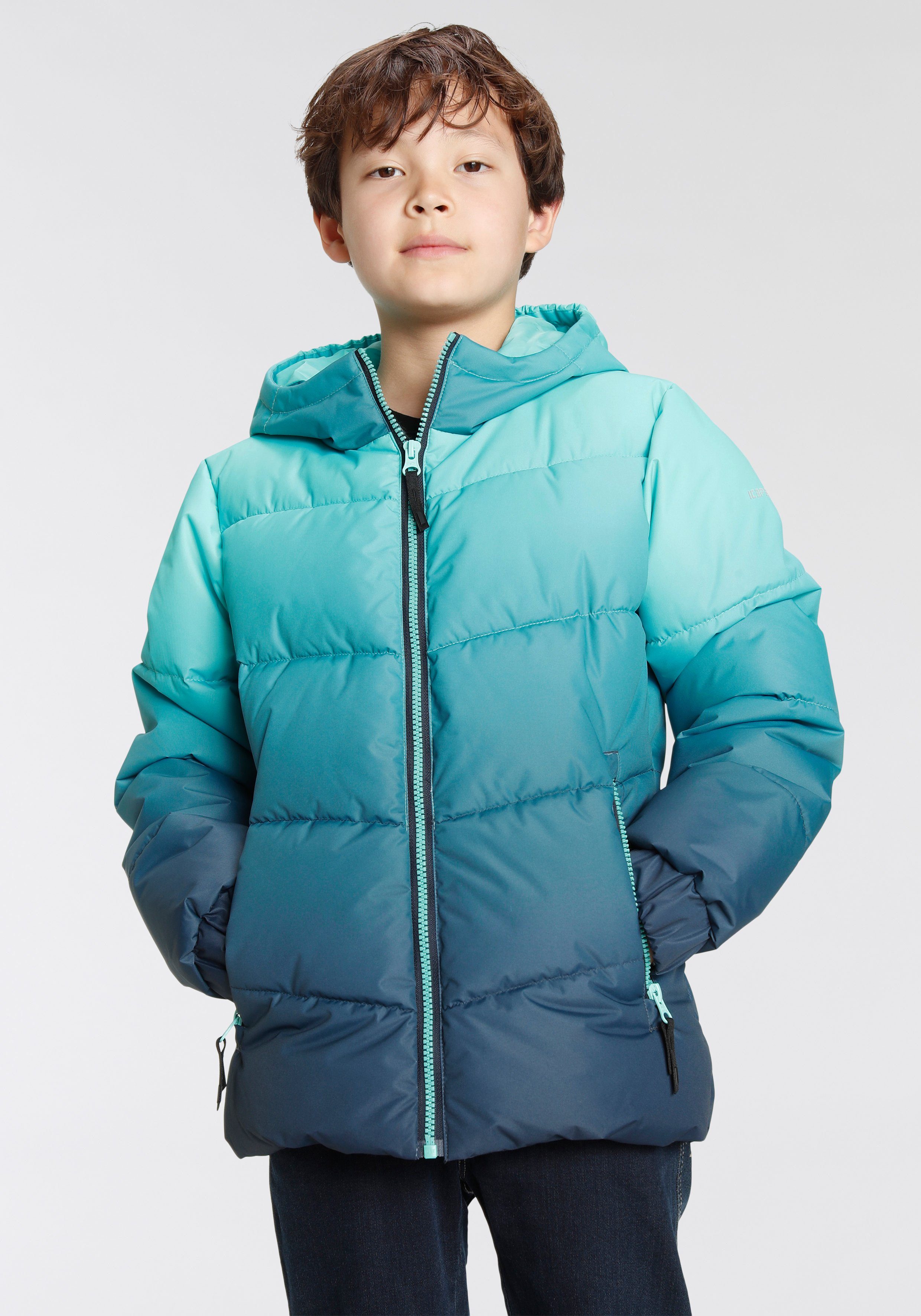 Icepeak Steppjacke PIQEON JR - für Kinder Wasserabweisend & Atmungsaktiv & Windabweisend türkis