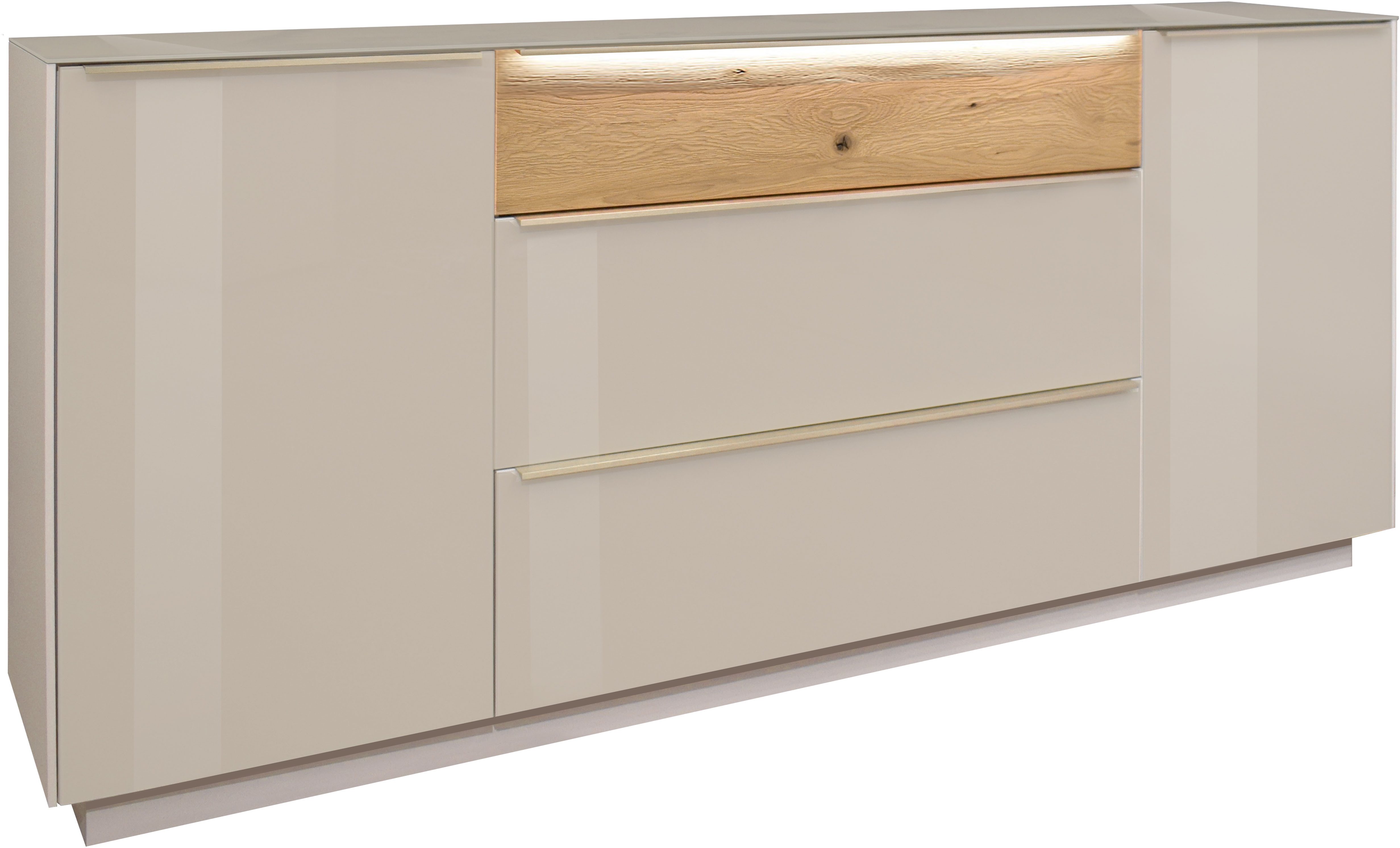 Mäusbacher Sideboard, Sideboard, BHT 214/92/42 cm, inkl. Griffbeleuchtung, Türdämpfung