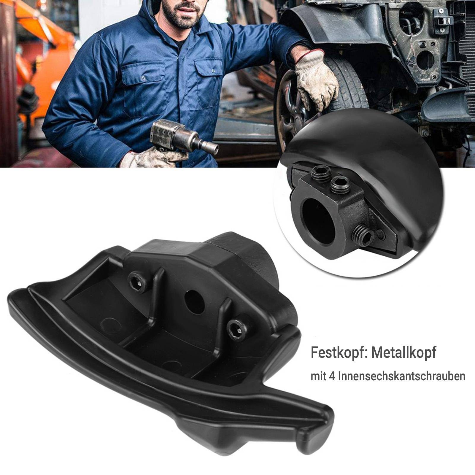GARRYFIZH Reifen-Reparaturset Reifenmontiermaschine, Kunststoffhalterung, Demontage, Entenkopf 28 mm, mit 4 Innensechskantschrauben