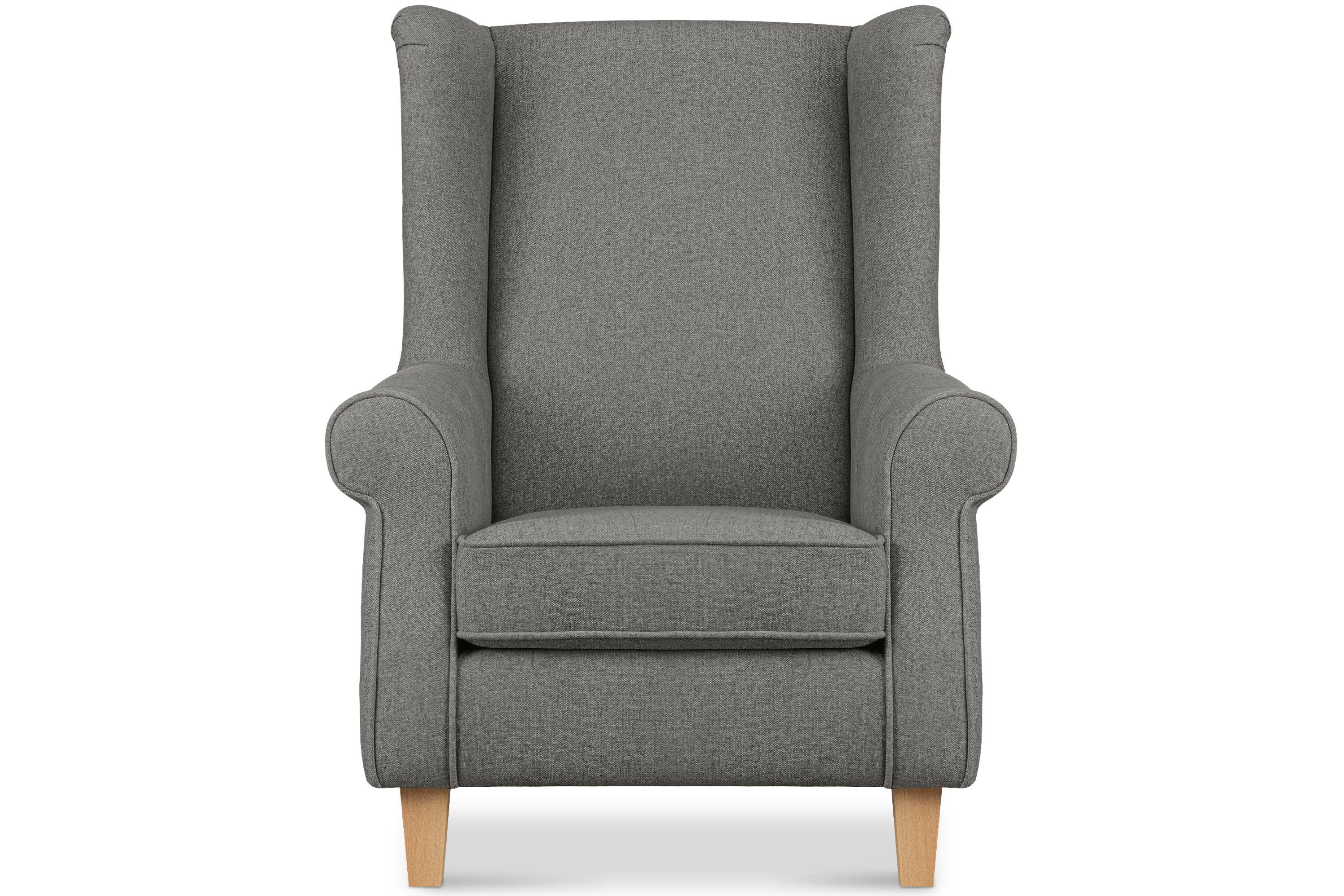 KONSIMO® Ohrensessel MILES Gepolsterter Sessel, mit günstig online kaufen