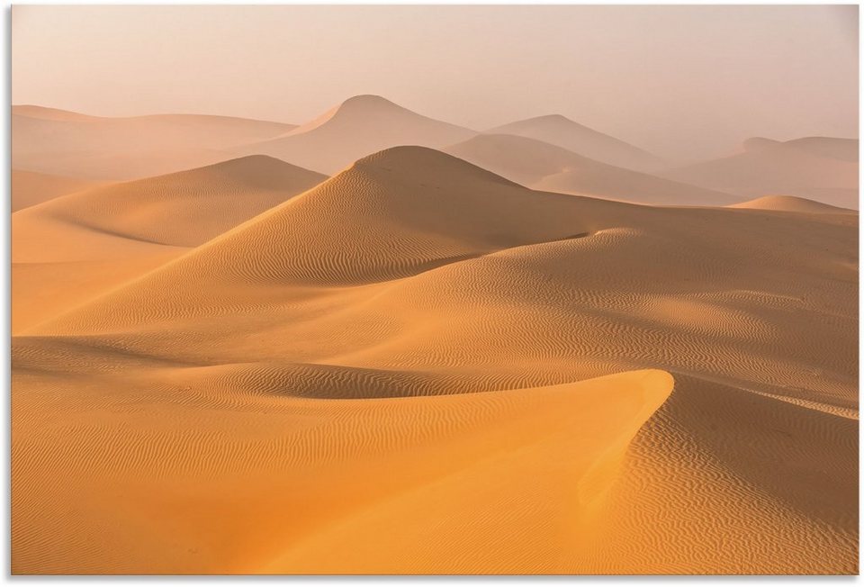 Artland Wandbild Nebel in der Rub al Khali Wüste, Wüstenbilder (1 St), als  Alubild, Leinwandbild, Wandaufkleber oder Poster in versch. Größen