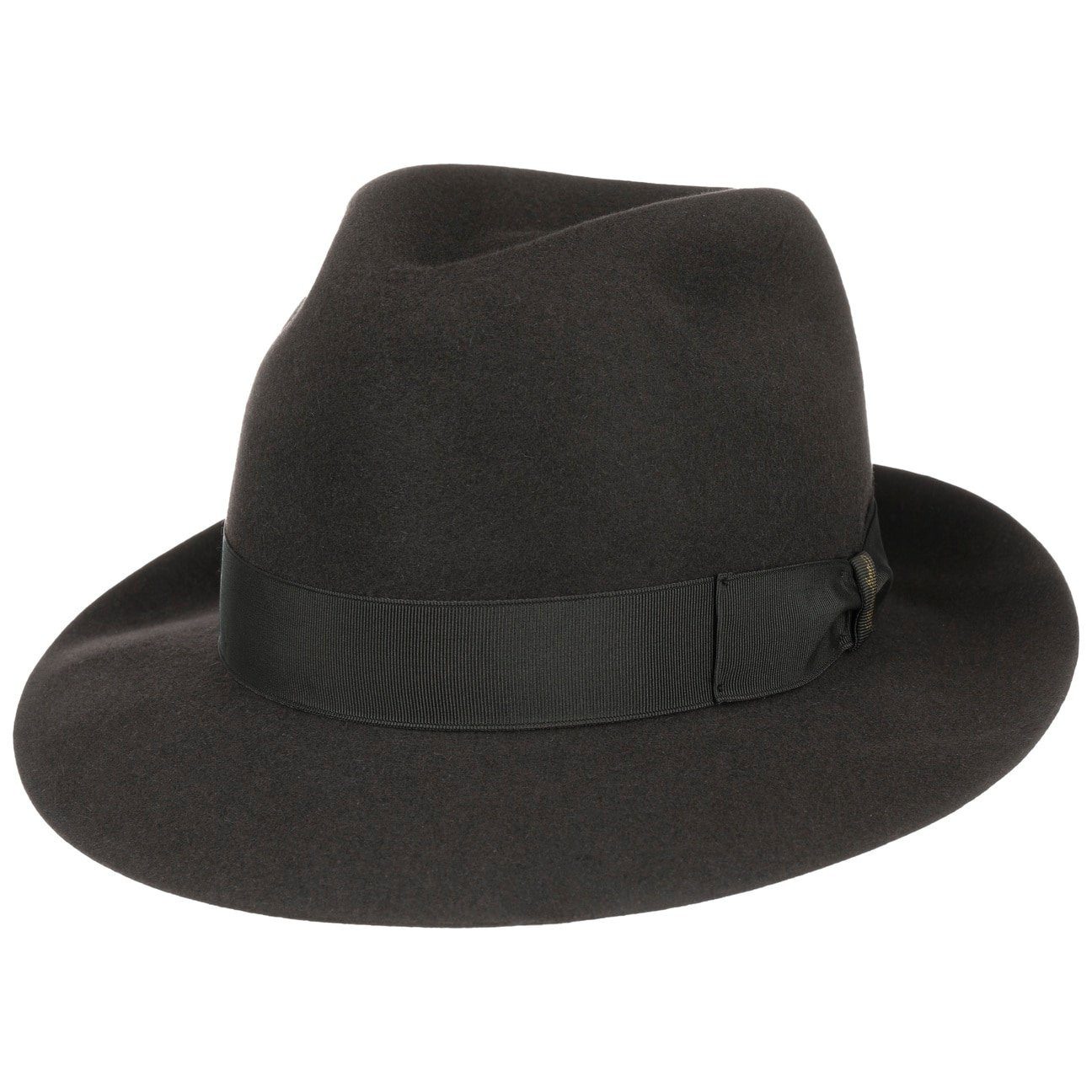 Borsalino Filzhut (1-St) Herrenhut mit Ripsband, Made in Italy