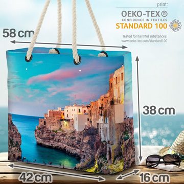 VOID Strandtasche (1-tlg), Italien Polignano Hafen Beach Bag Meer Urlaub Reise italienisch mediterran