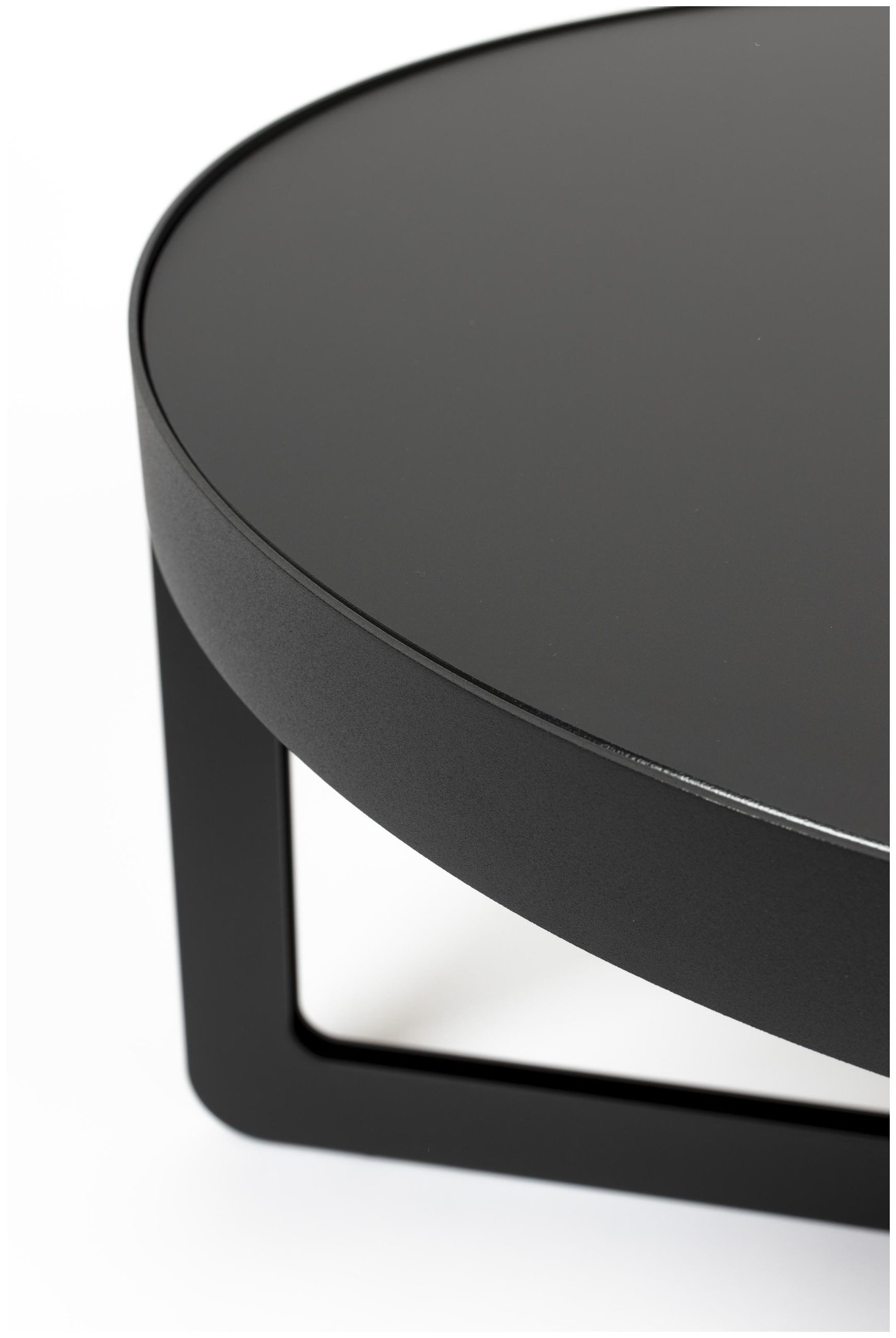Zuiver Couchtisch Couchtisch CENTRE OVAL schwarz von Zuiver 102 x 68 cm