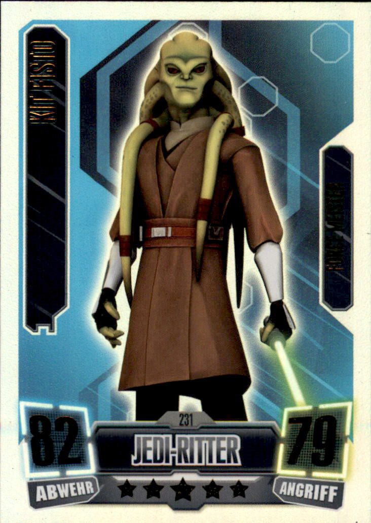 Star Wars Sammelkarte FA2-231 - KIT FISTO - Jedi-Ritter - UCC Force Meister - SERIE 2 (2011)