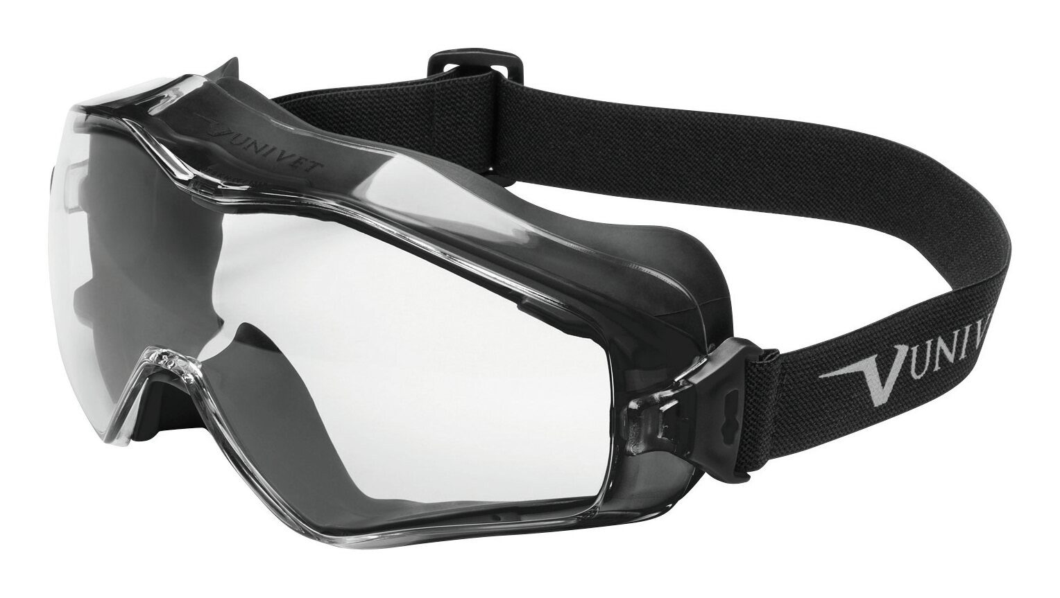 Univet Arbeitsschutzbrille, Vollsichtbrille 6 x 3 schwarz