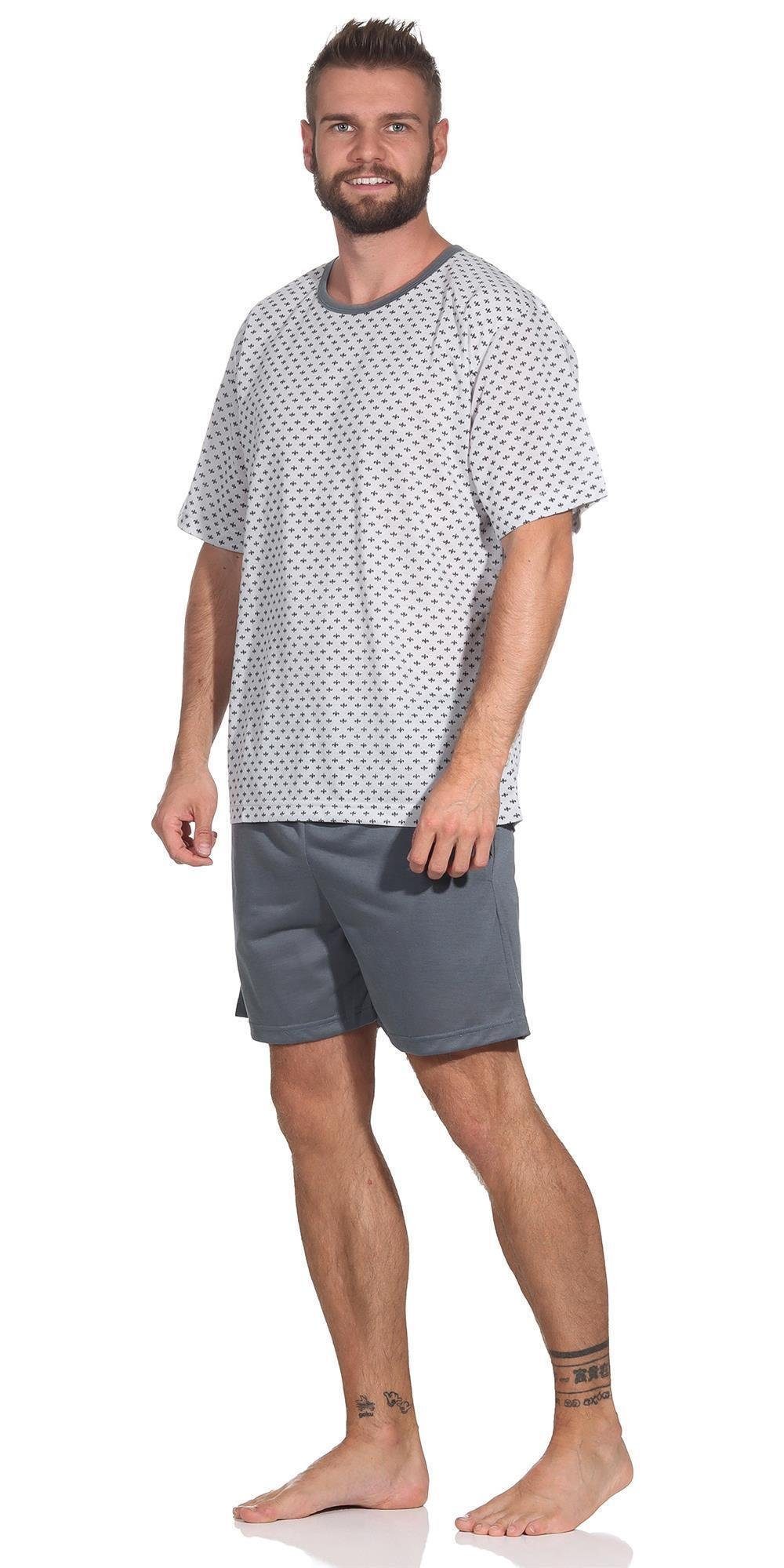 EloModa Capri-Pyjama Herren Pyjama Short und Tshirt Schlafanzug Nachthemd, günstig online kaufen
