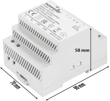 Poppstar Din Rail-Netzteil 24V Hutschienen-Netzteil (Input 100-240 V AC 50/60 Hz, Output 24 V DC 3,83 A 92 W)