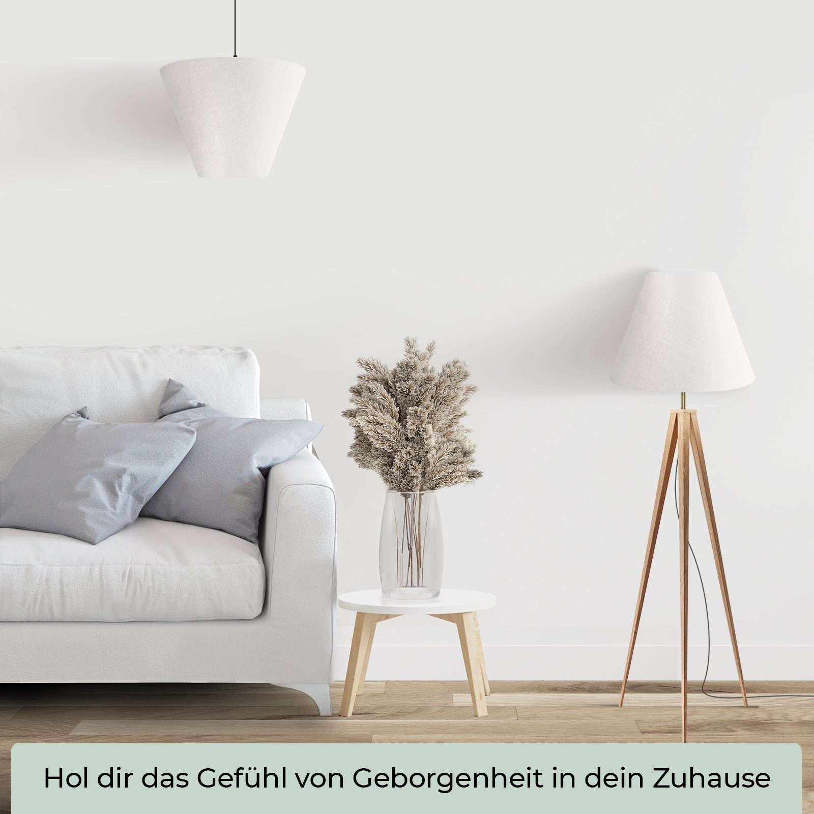 Wogati Lampenschirm Wogati Premium Stehlampe Lampenschirm Konisch günstig online kaufen
