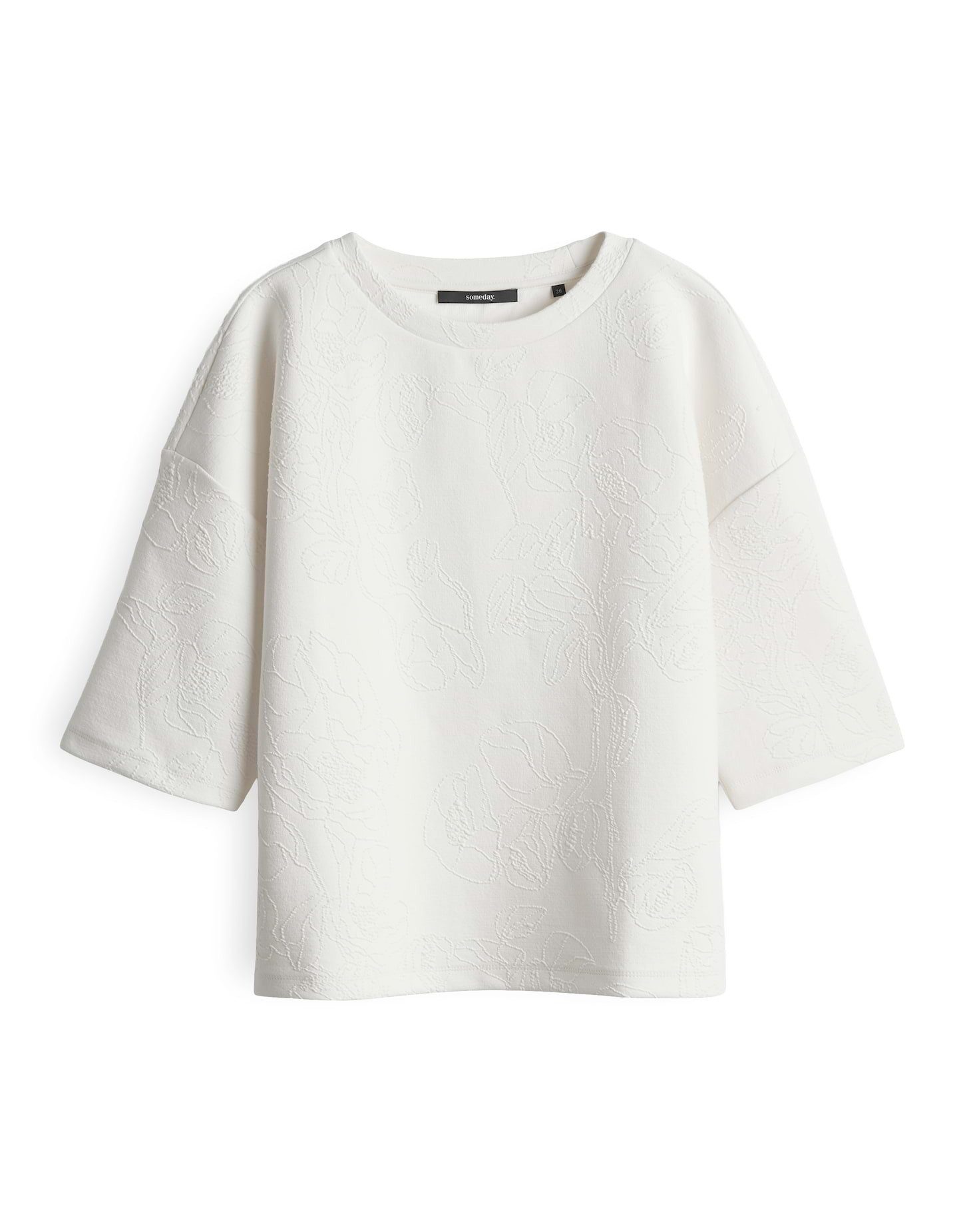 someday Sweatshirt Ucherry Lockere Passform, Boxy Schnitt für legeren Look