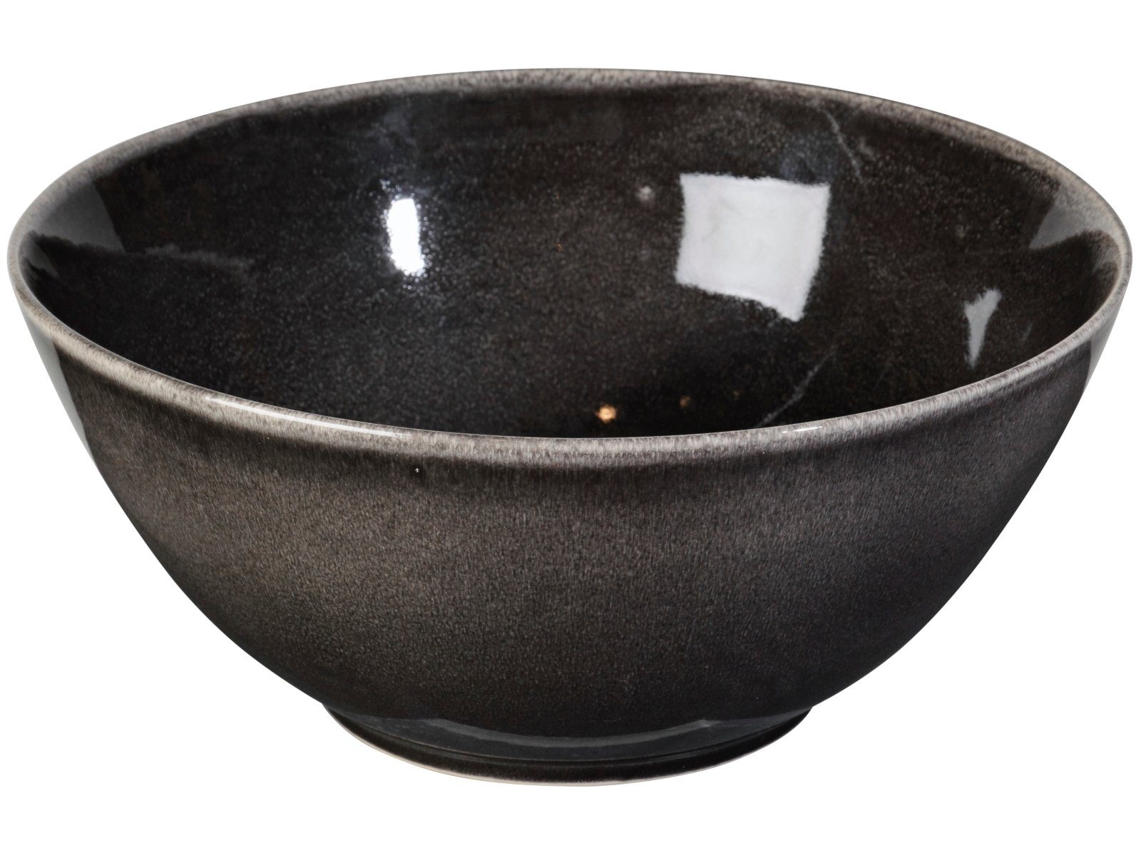 Broste Copenhagen Schale NORDIC COAL Schale rund 25 cm, Steinzeug, (Schüsseln & Schalen), Nordic Coal Schüssel