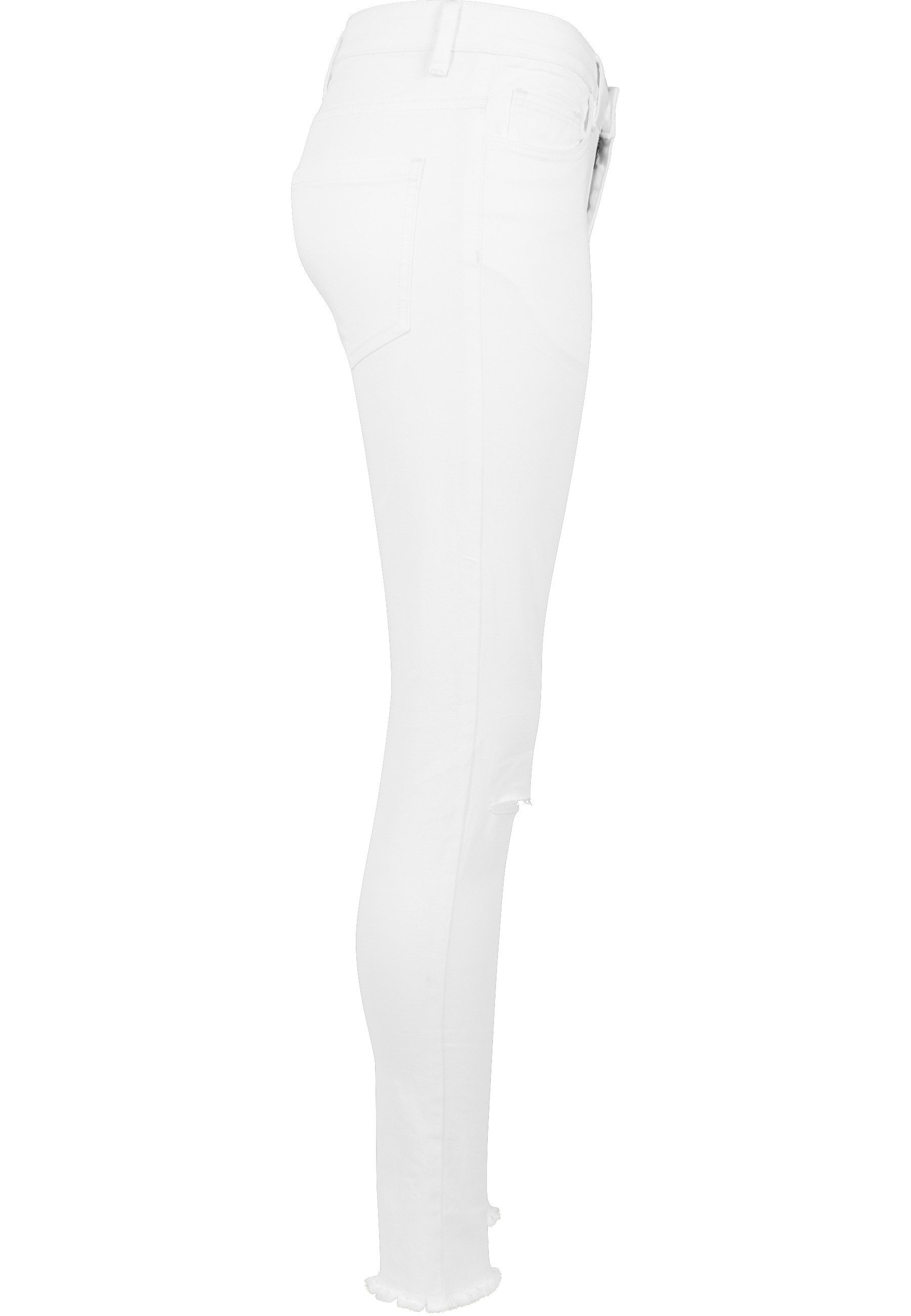 URBAN CLASSICS Bequeme Jeans Urban Classics Damen Ladies Cut Knee Pants (1-tlg)