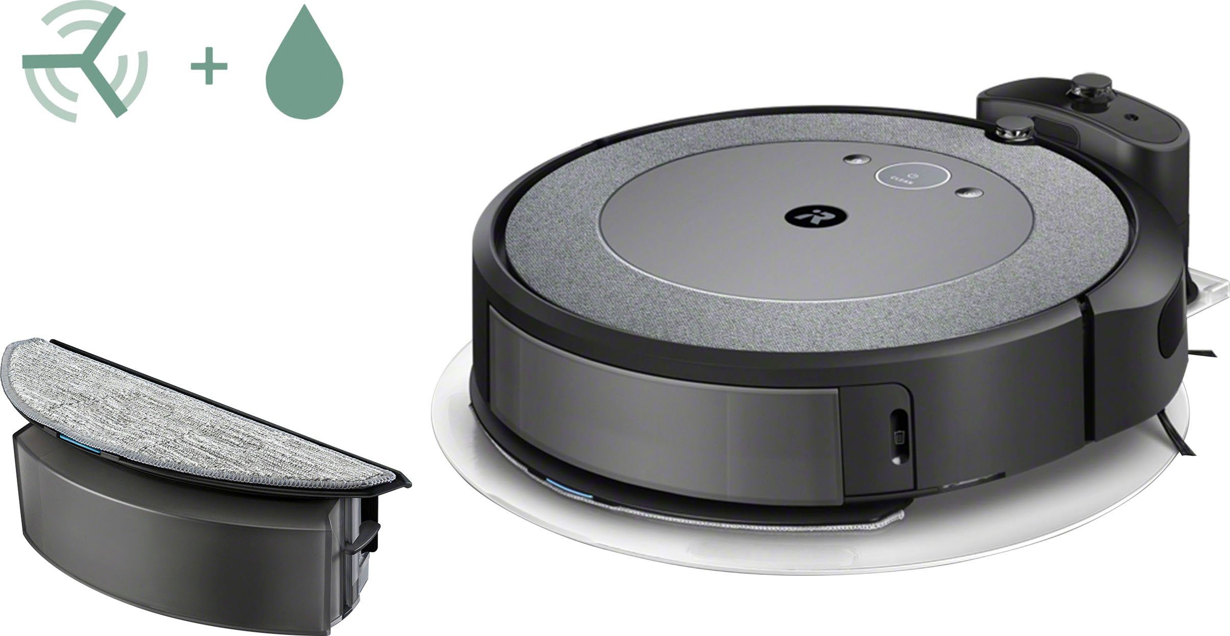 iRobot Вакуумний робот Roomba Combo i5 (i5178); Saug- und Wischroboter
