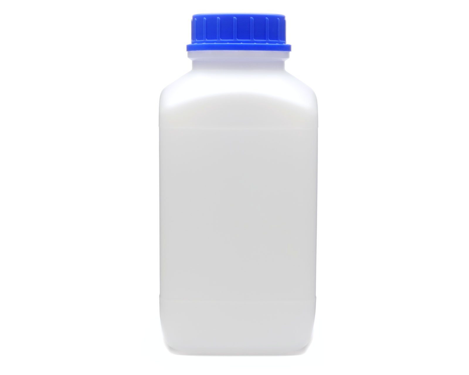 OCTOPUS Kanister 4000 ml Weithalsflasche mit blauem Deckel, naturfarben, vierkant, G 80 (4000 St)