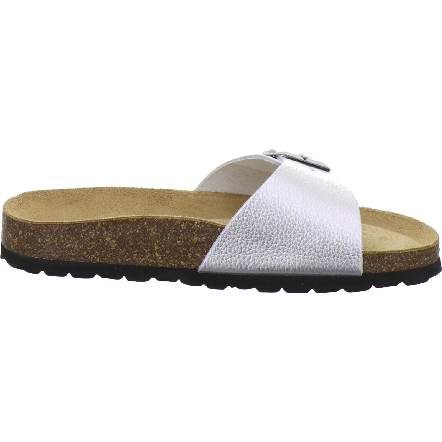 AFS-Schuhe 211224 Sommer Pantolette für Damen mit Fußbett, bequeme Sandalen aus Leder