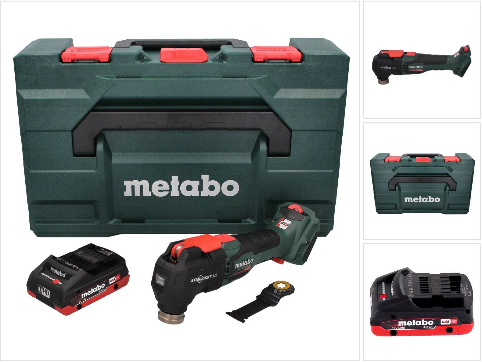 metabo Akku-Multifunktionswerkzeug MT 18 LTX BL QSL Akku Multitool 18 V Brushless Starlock Plus