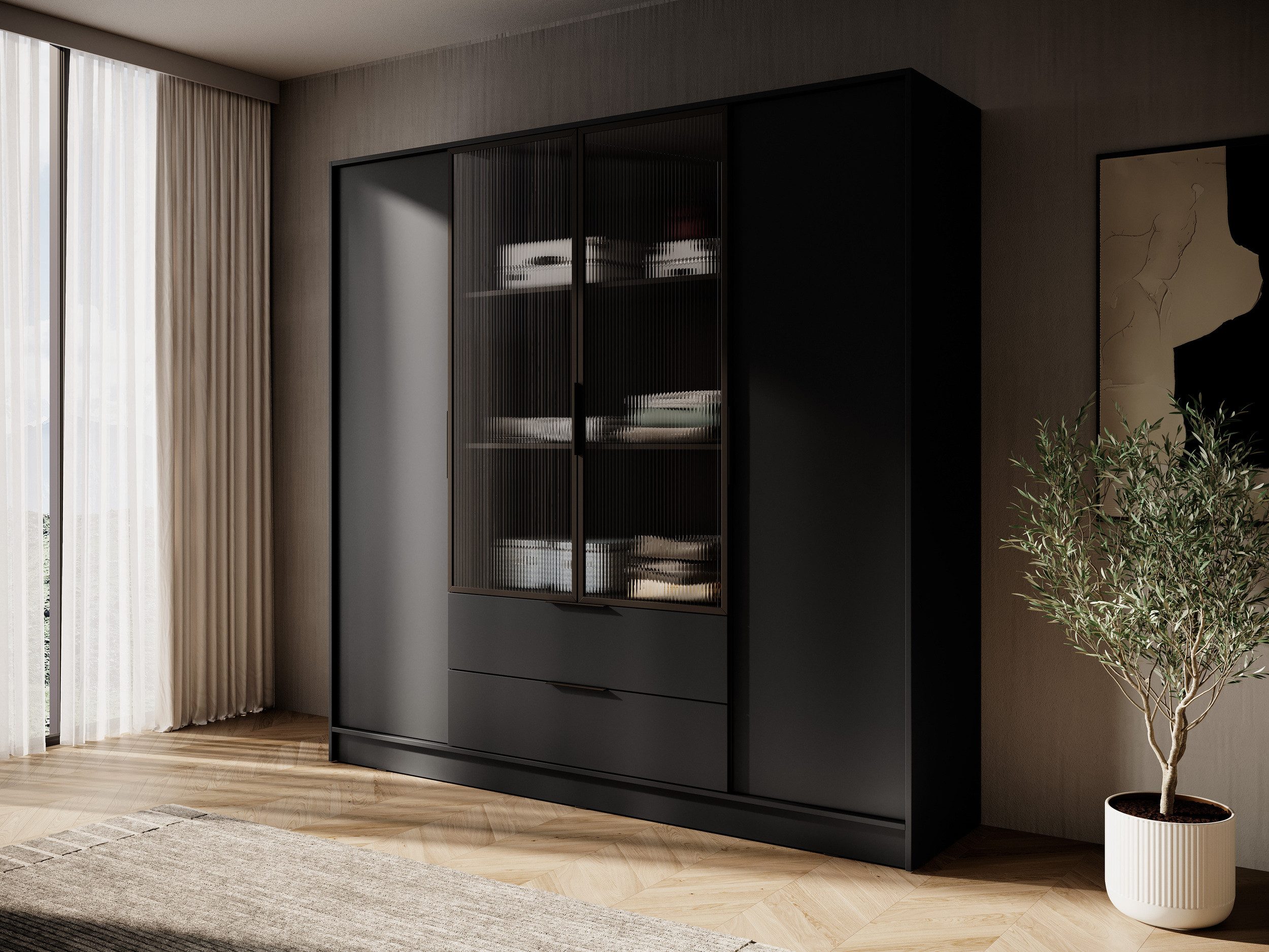 MOEBLO Drehtürenschrank SEVIA (Moderner und funktionaler günstig online kaufen