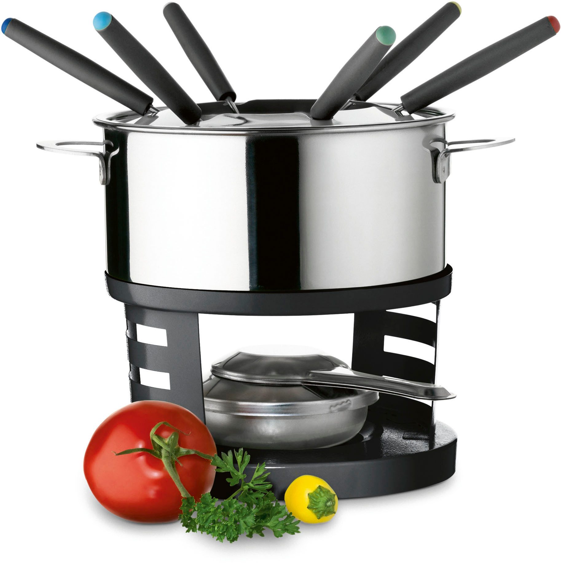 MÄSER Fonduetopf, Edelstahl (Set, 10-tlg)