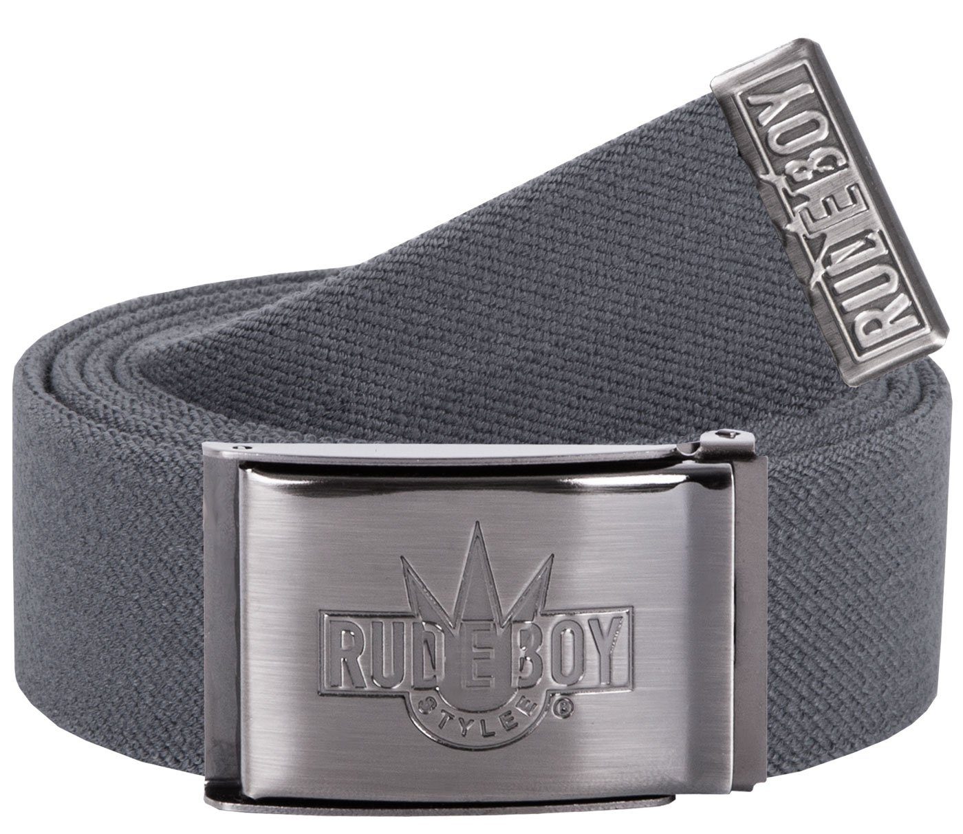 Rudeboy Stylee Stretchgürtel Koppelgürtel Unisex, matte Schnalle Classic, 4 cm breit, 130 cm lang um 20 cm dehnbar