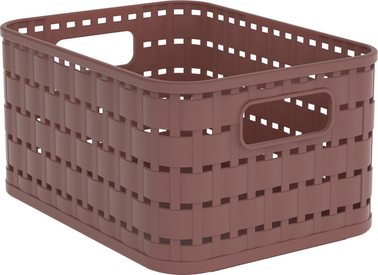 ROTHO Aufbewahrungskorb Rotho Korb Country A6, 2 L iron rot