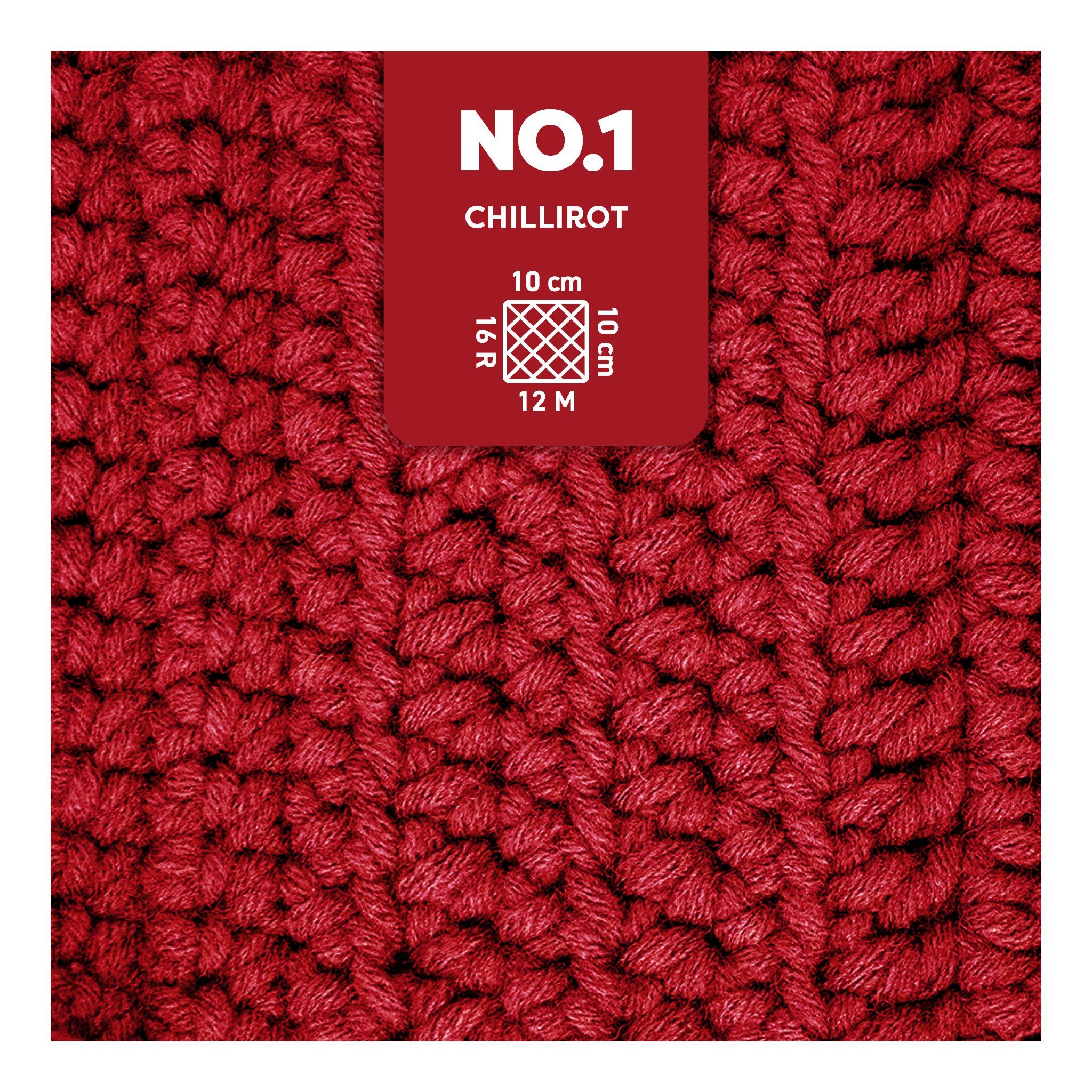 Thumbnail - myboshi No.1 Wolle, Mützenwolle Häkelwolle, 55 m (1-St., No.1 Wolle Original Schnellstrickwolle), Uni