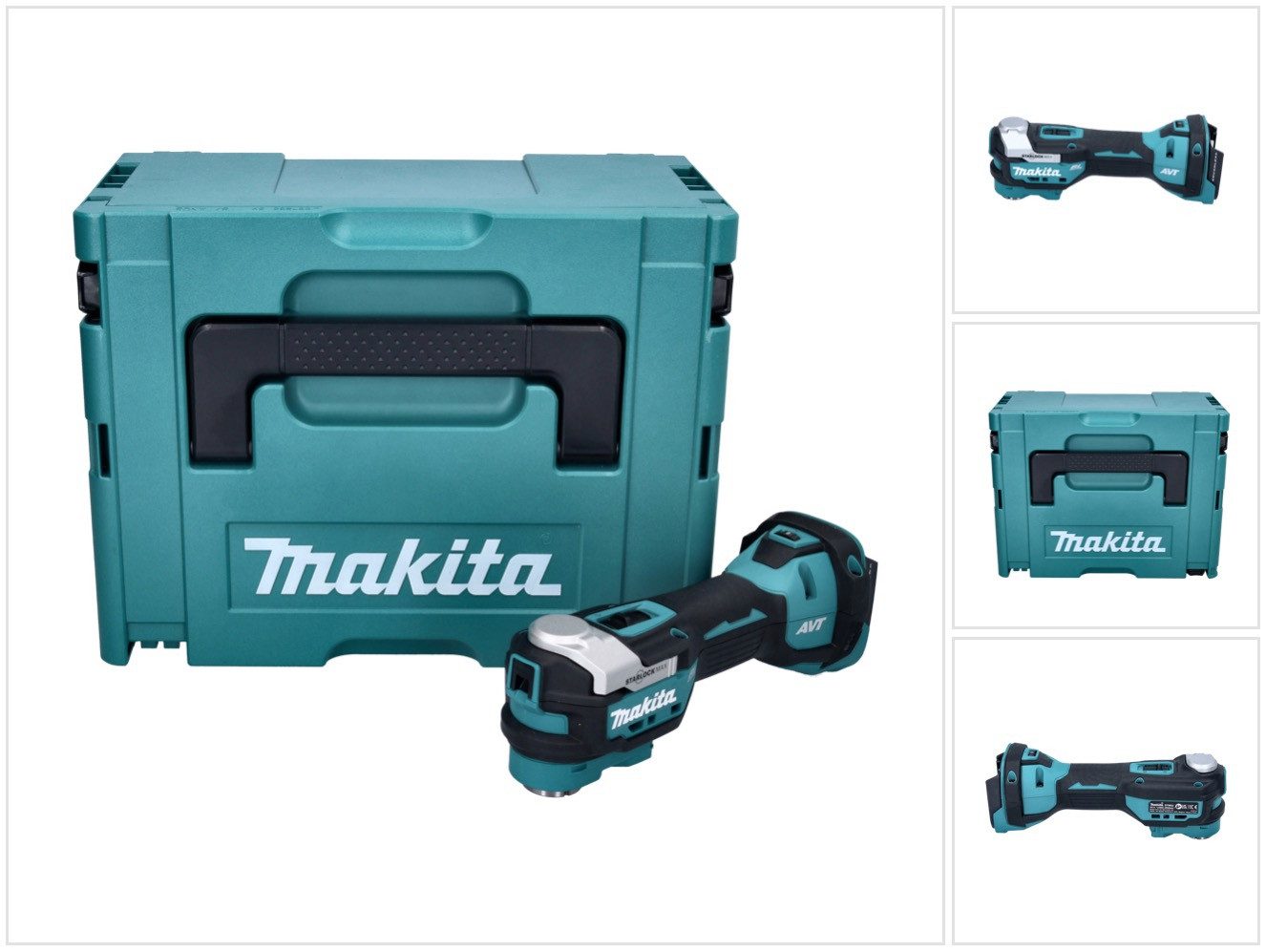 Makita Akku-Multifunktionswerkzeug DTM 52 ZJ Akku Многофункциональные инструменты 18 V Starlock Max Brushless + M