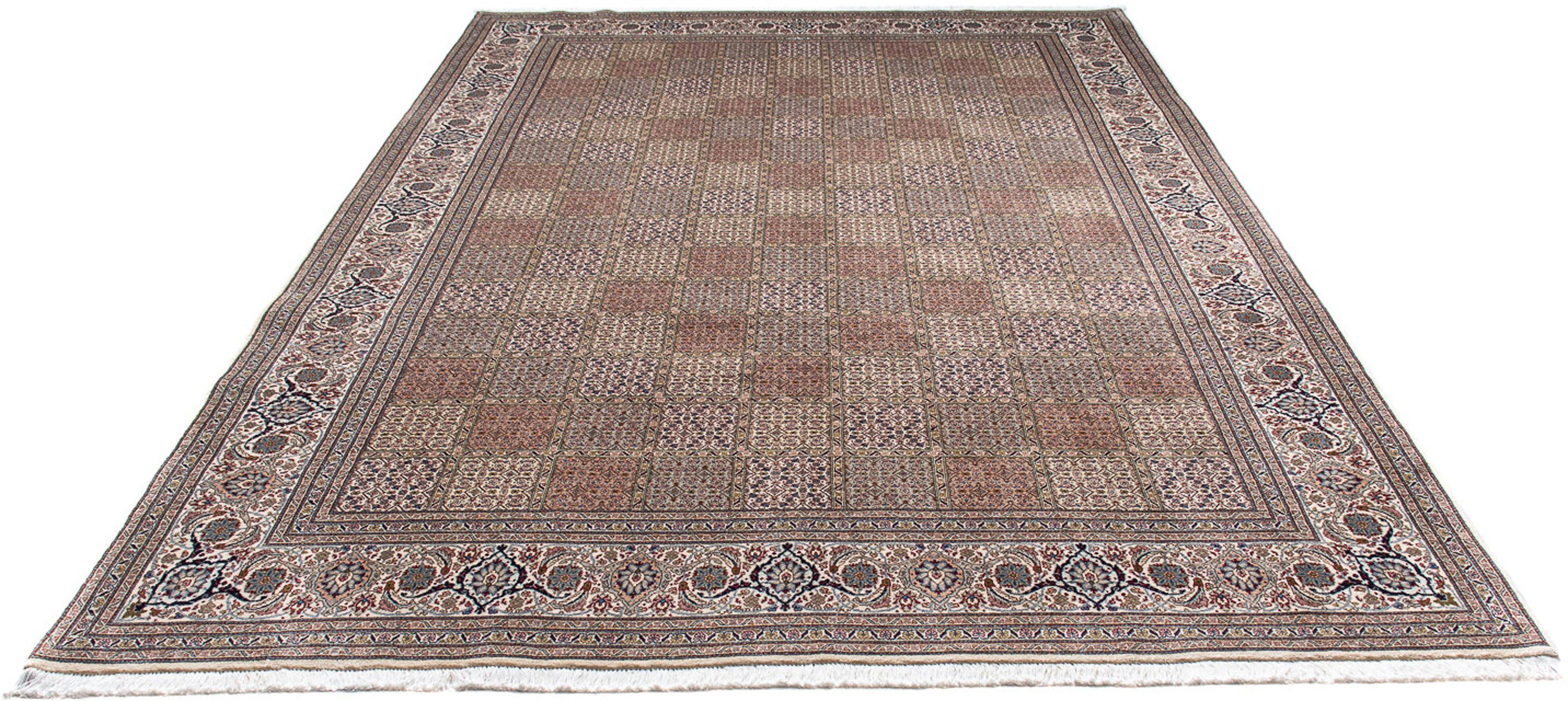 Orientteppich Perser - Täbriz - 306 x 200 cm - mehrfarbig, morgenland, rechteckig, Höhe: 10 mm, Wohnzimmer, Handgeknüpft, Einzelstück mit Zertifikat
