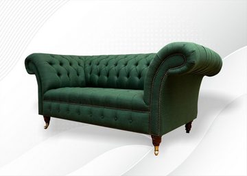 JVmoebel Chesterfield-Sofa, Chesterfield 2 Sitzer Design Sofa Couch 185 cm