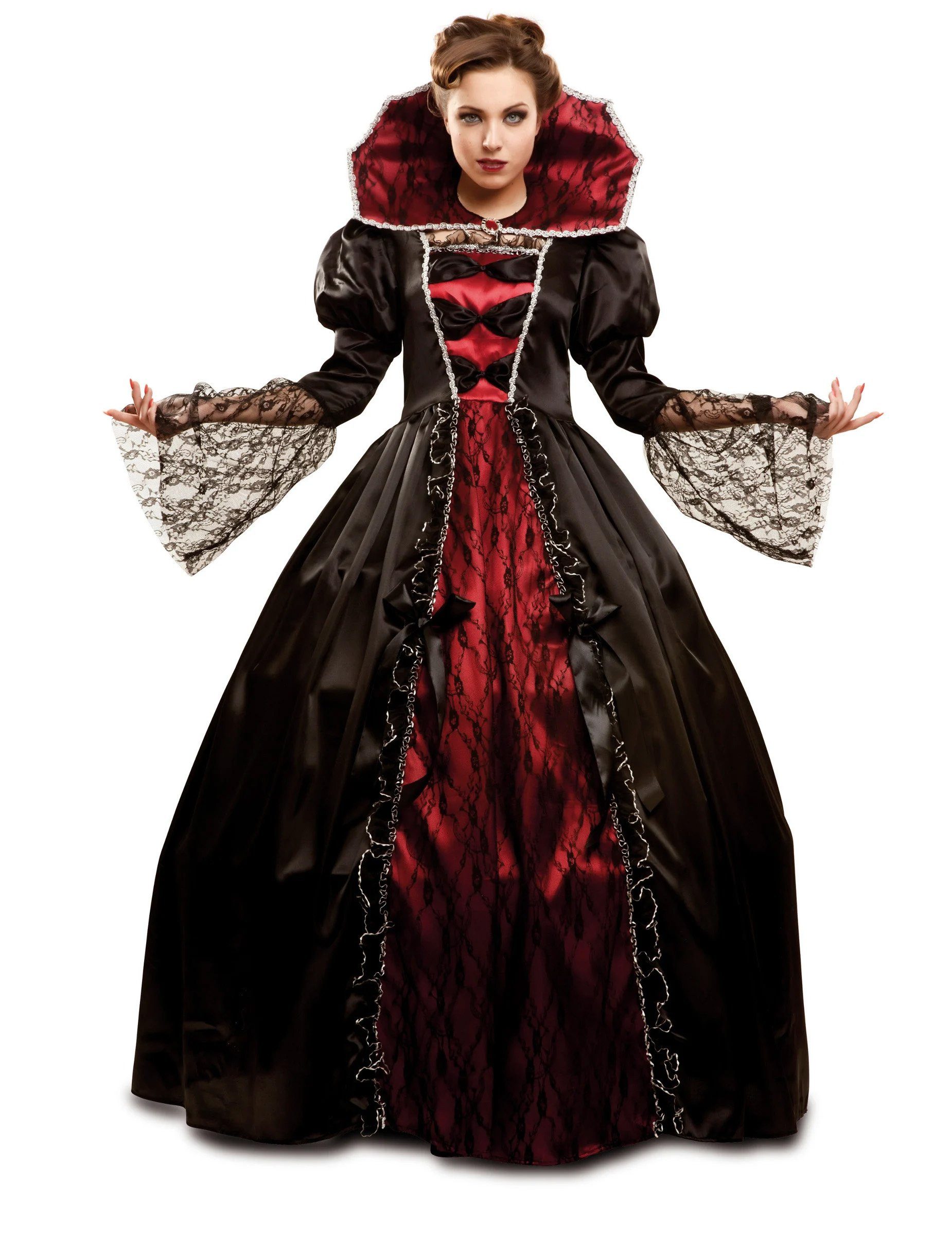Viving Costumes Vampir-Kostüm Halloween-Kostüm Barock Vampirin für Damen