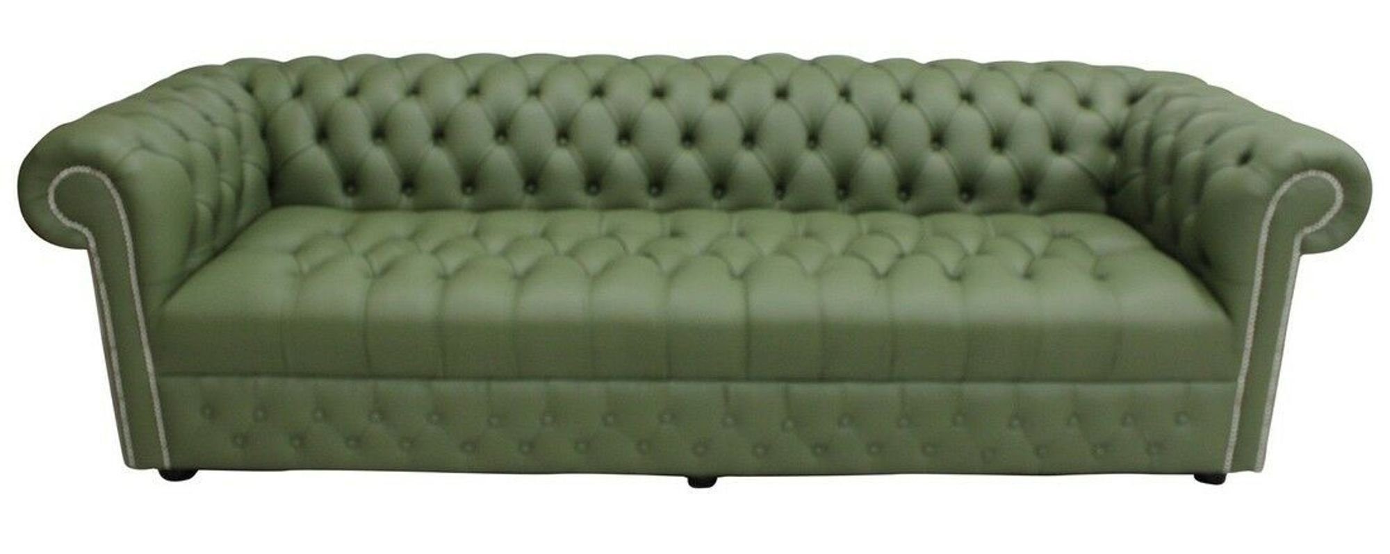 Xlmoebel Chesterfield-Sofa XXL Großes Sofa Couch Chesterfield 480cm Polstermöbel 4 Sitzer Leder, Hergestellt in Europa