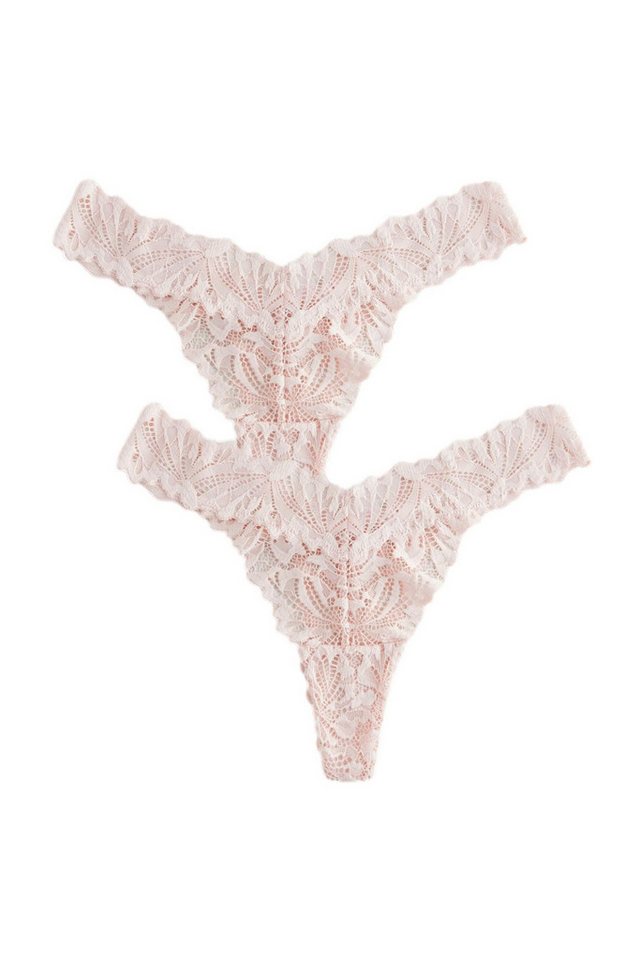 Next String 2er-Pack Comfort Spitzenslips, Tanga (2-St)