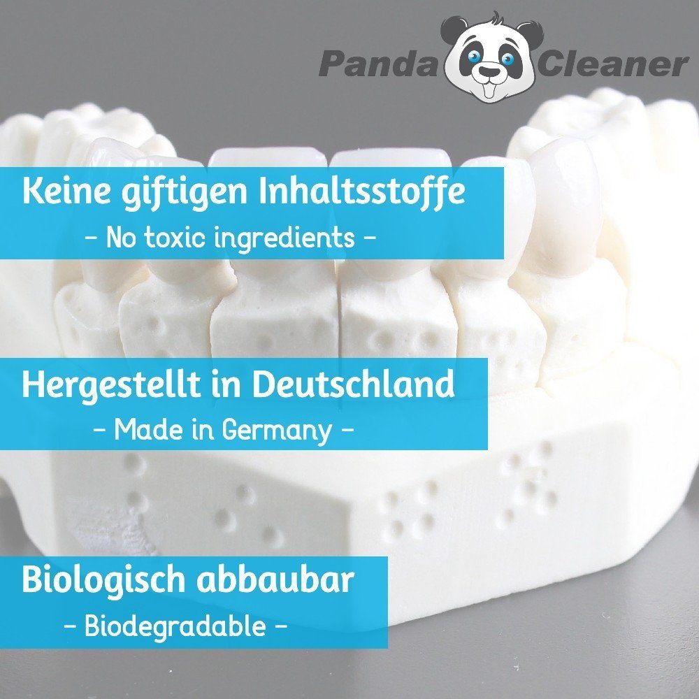 250ml) Ultraschallreiniger Für - Reinigungskonzentrat Prothesen Dental (1-St. & Gebisse Konzentrat PandaCleaner