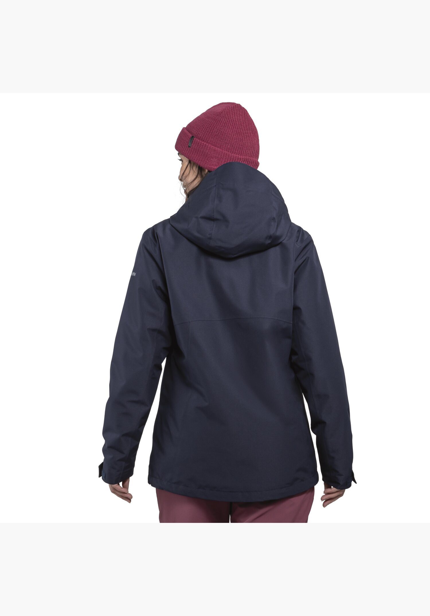 Schöffel 3-in-1-Funktionsjacke 3in1 Jacket Style Okere WMS (Set, 2-St) mit herauszippbarer Fleecejacke, hochschließendem Kragen, atmungsaktiv