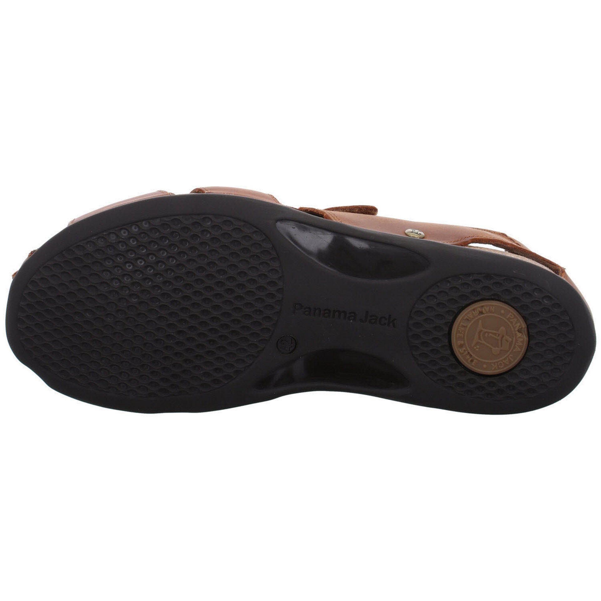 Panama Sandale Sandale Jack Herren braun-mittel Fletcher Sandalen C5 Basics Fettleder