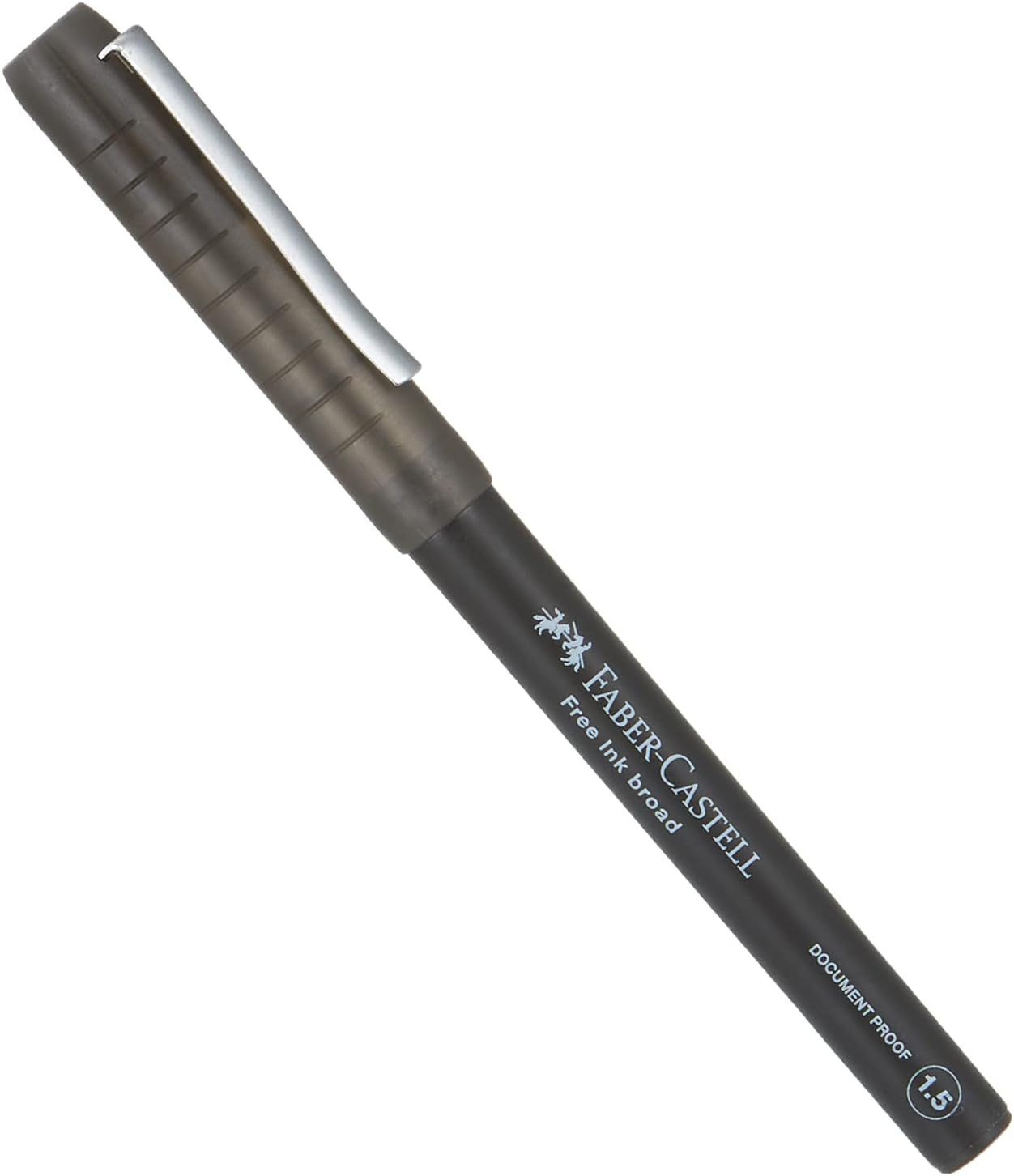 Faber-Castell Tintenroller FABER-CASTELL Free Ink Tintenroller 1,5mm grau schwarz