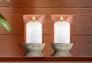 Home affaire Windlicht Antik-Windlicht (Set, 2 St)