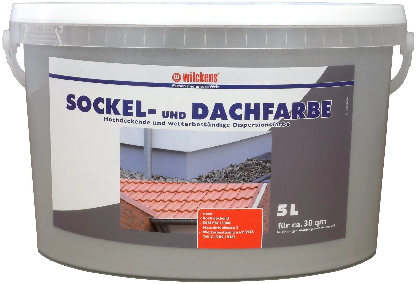 Wilckens Farben Fassadenfarbe Wilckens Sockel- und Dachfarbe