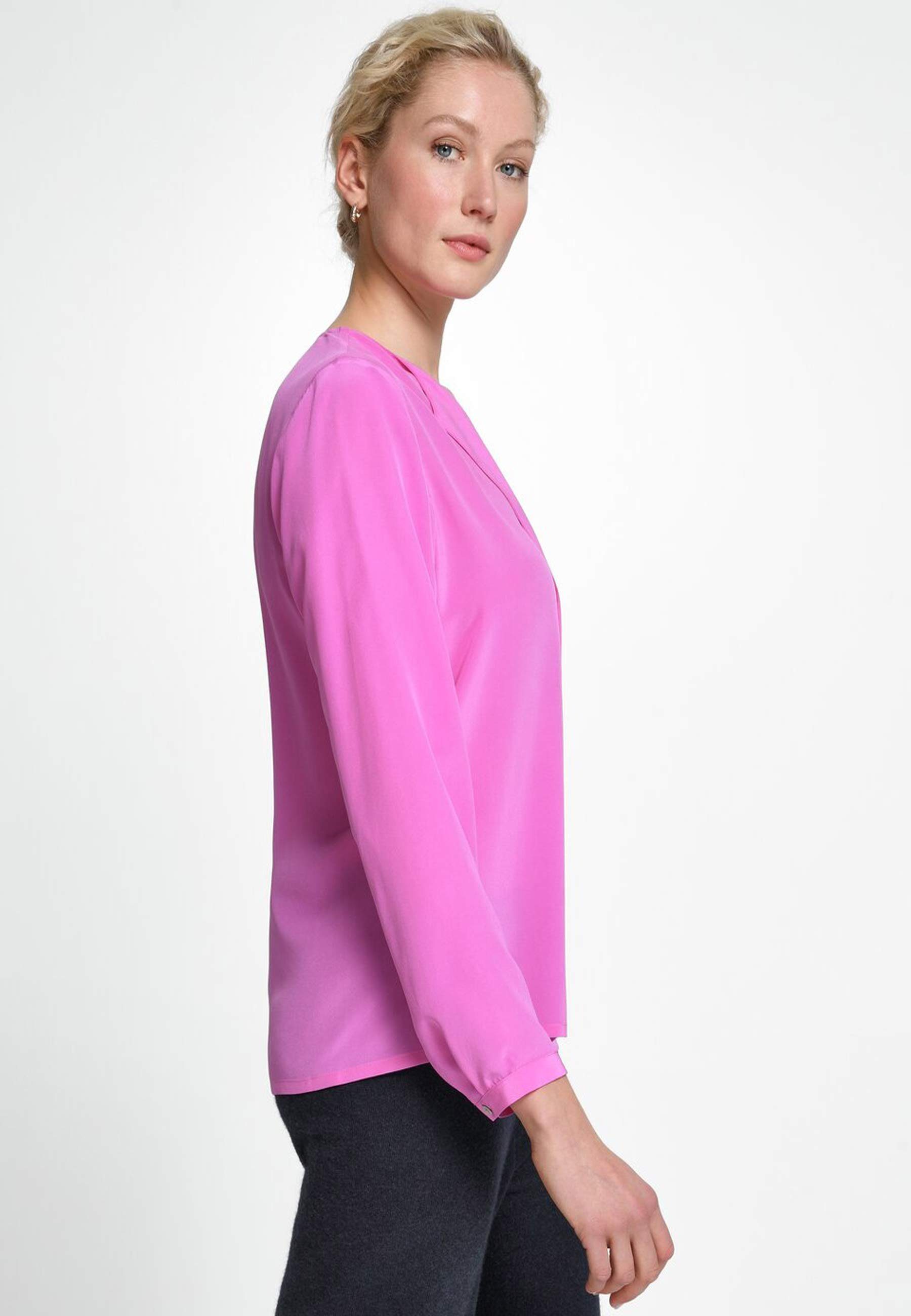 Design ORCHIDEE mit klassischem Bluse Silk Klassische include
