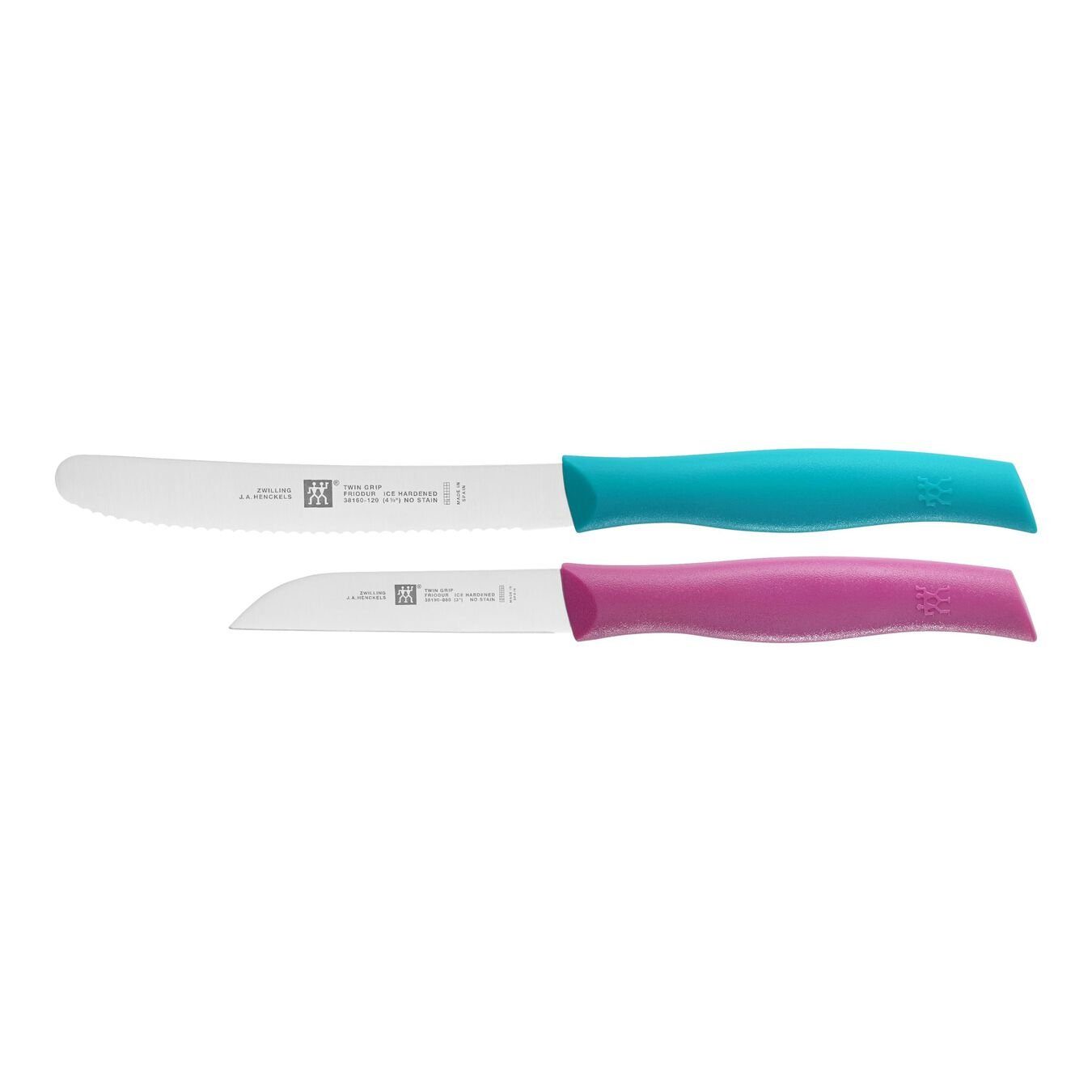 Zwilling Universalmesser ZWILLING TWIN Grip Messerset 2-tlg, gemischte Farben Edelstahl, (2 St)