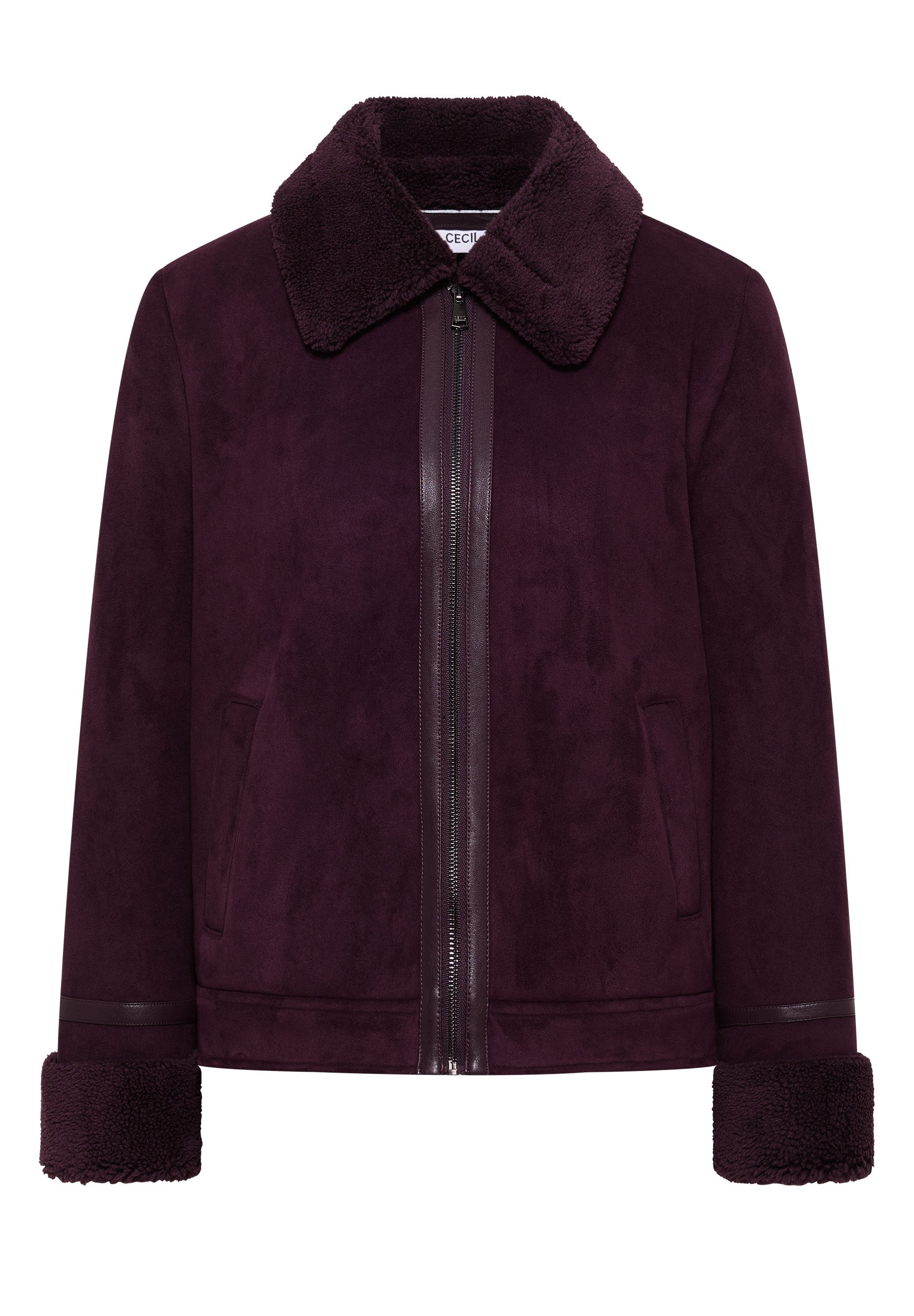CECIL Outdoorjacke mit Fake-Fur-Details günstig online kaufen