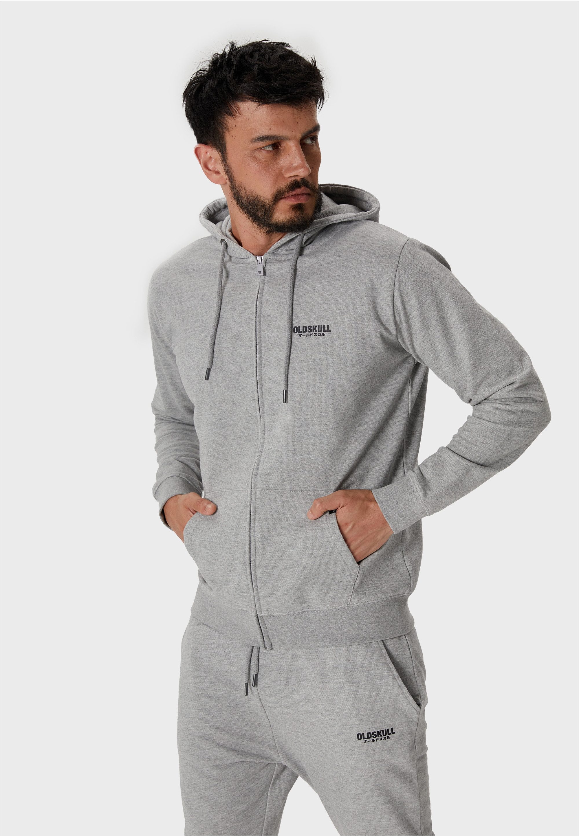 Oldskull Sweatjacke Basic Osk Logo (1-tlg) mit kleinem Marken-Print günstig online kaufen