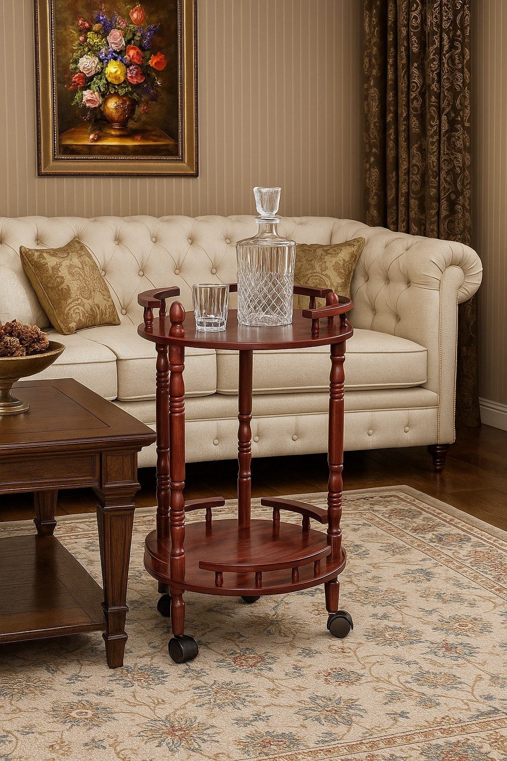 moebel-direkt-online Servierwagen Katja, (1 St), mit Rollen günstig online kaufen