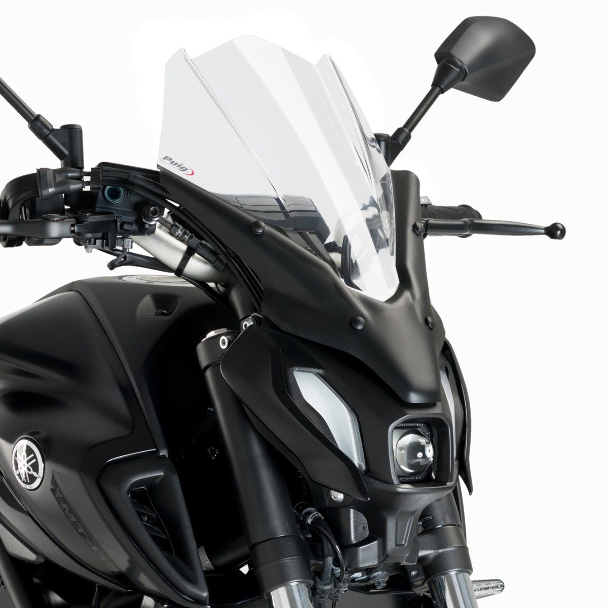 PUIG Motorradhelm-Visier Nakedbike-Scheibe für Yamaha MT-07 21-25 klar # NG Touring
